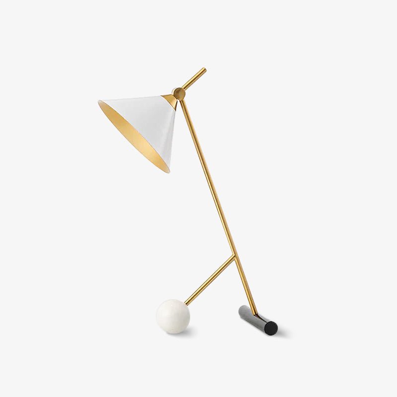 Avelo Marble Geometric Table Lamp-Neutral Decor