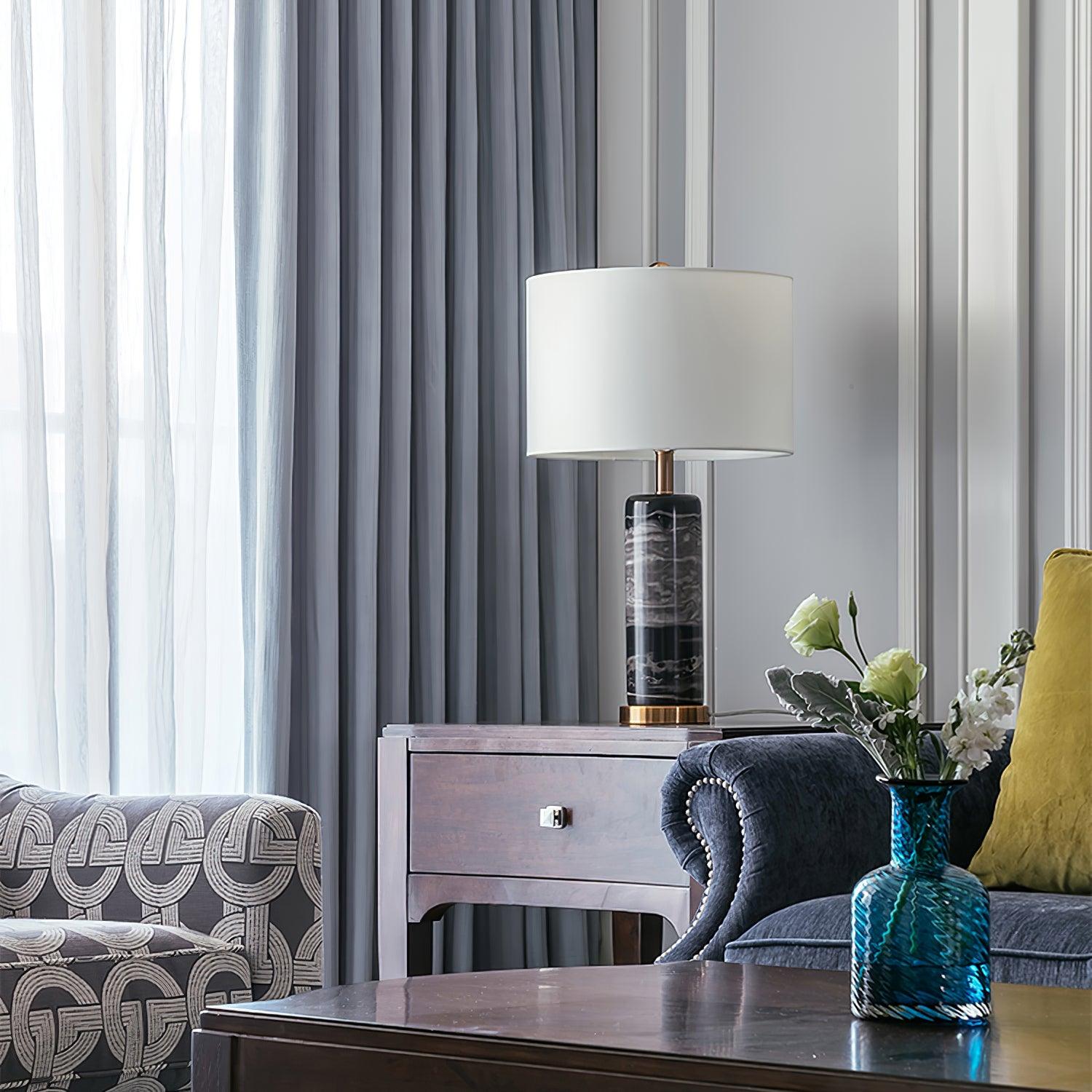 Aclo Modern Marble Table Lamp-Neutral Decor