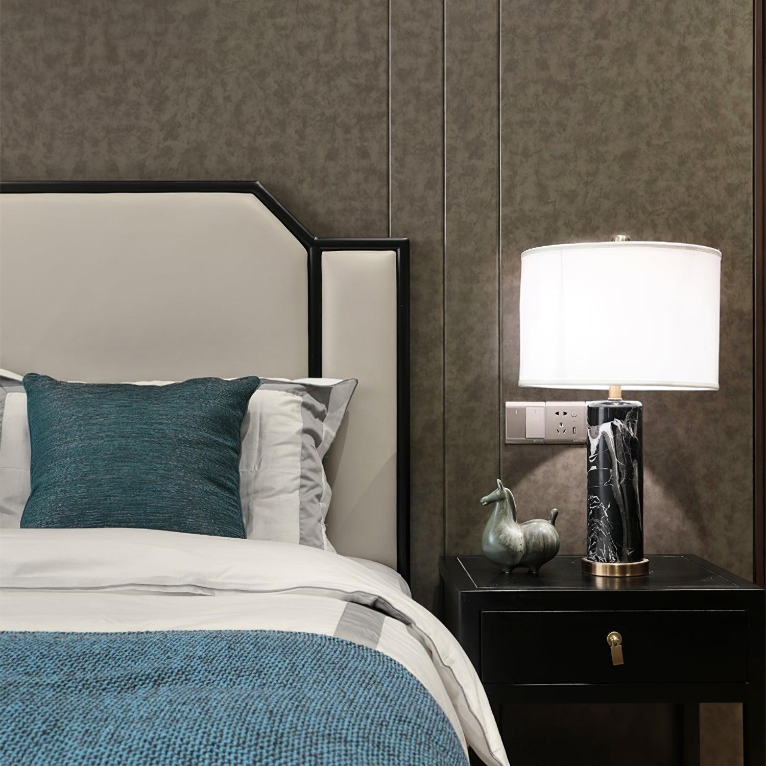 Aclo Modern Marble Table Lamp-Neutral Decor