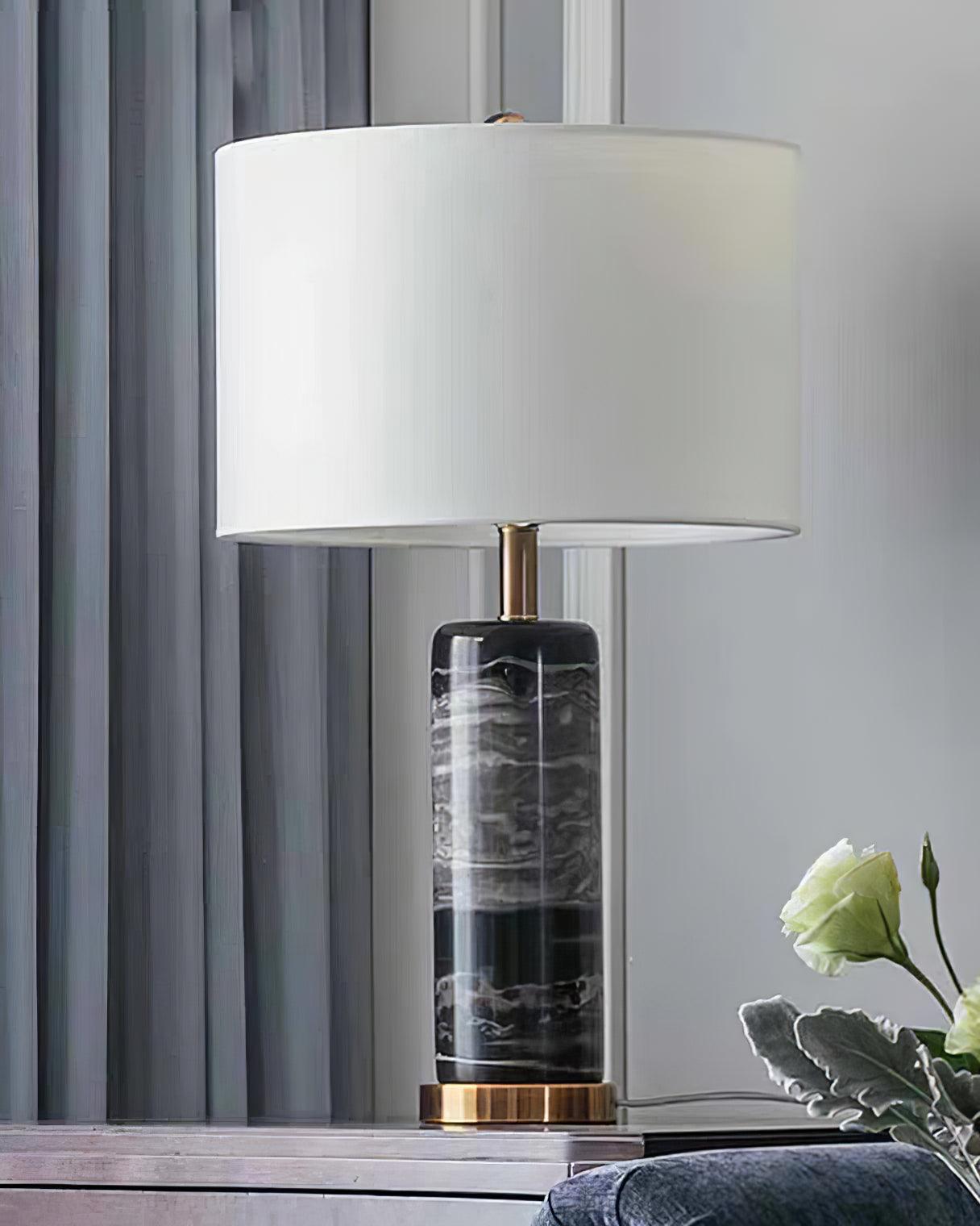 Aclo Modern Marble Table Lamp-Neutral Decor
