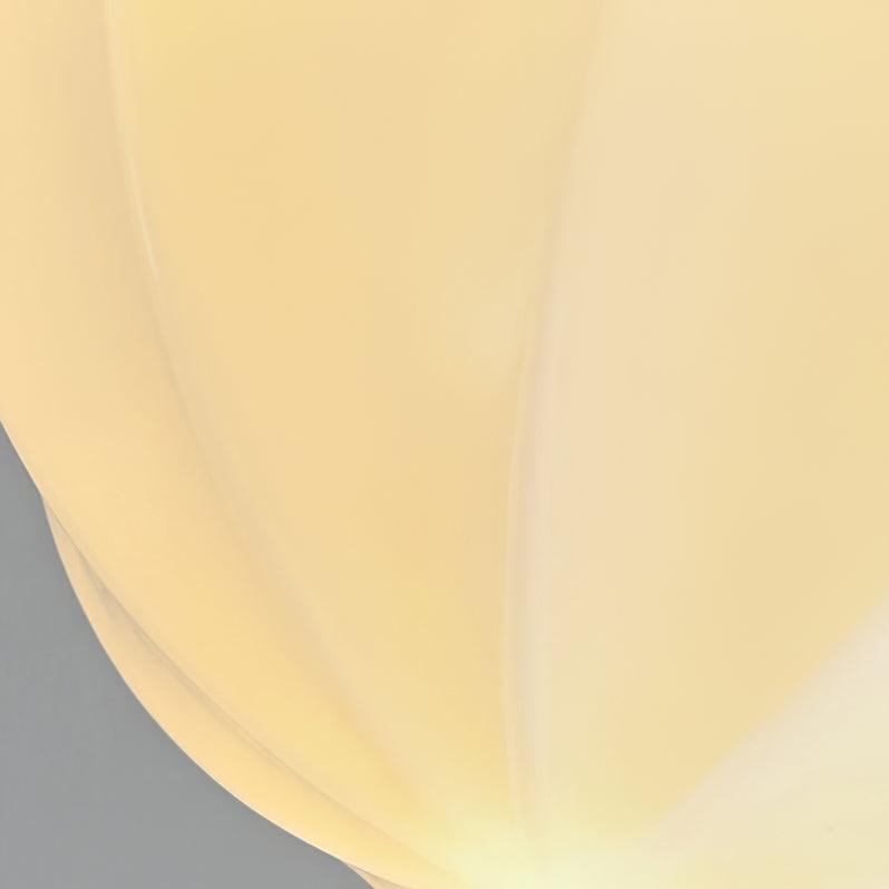 Elsilisra Nordic Art Brass Glass Flush Mount Ceiling Light-Neutral Decor