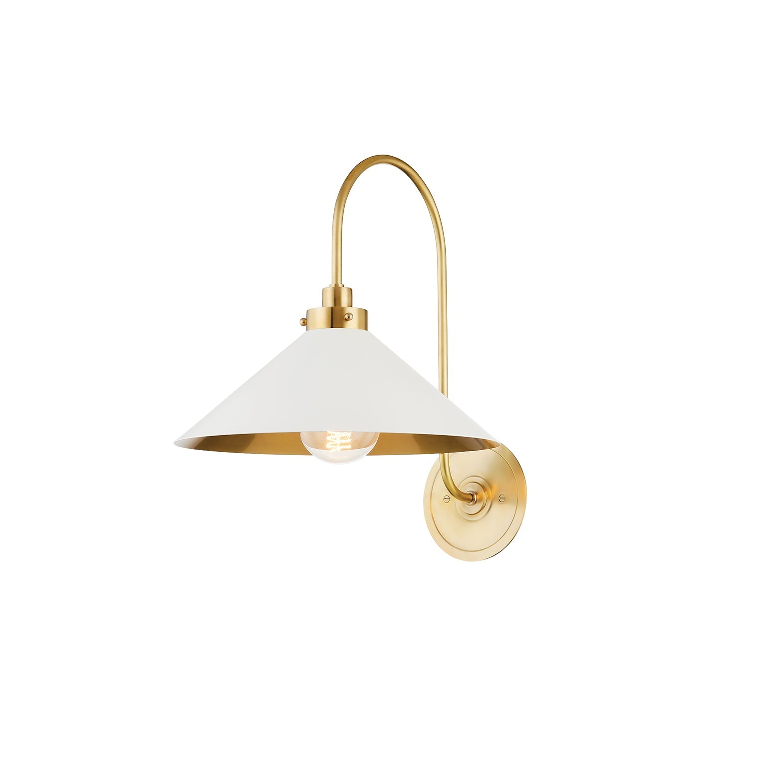 Helena Vintage Indoor Wall Lamp Brass - Neutralighting
