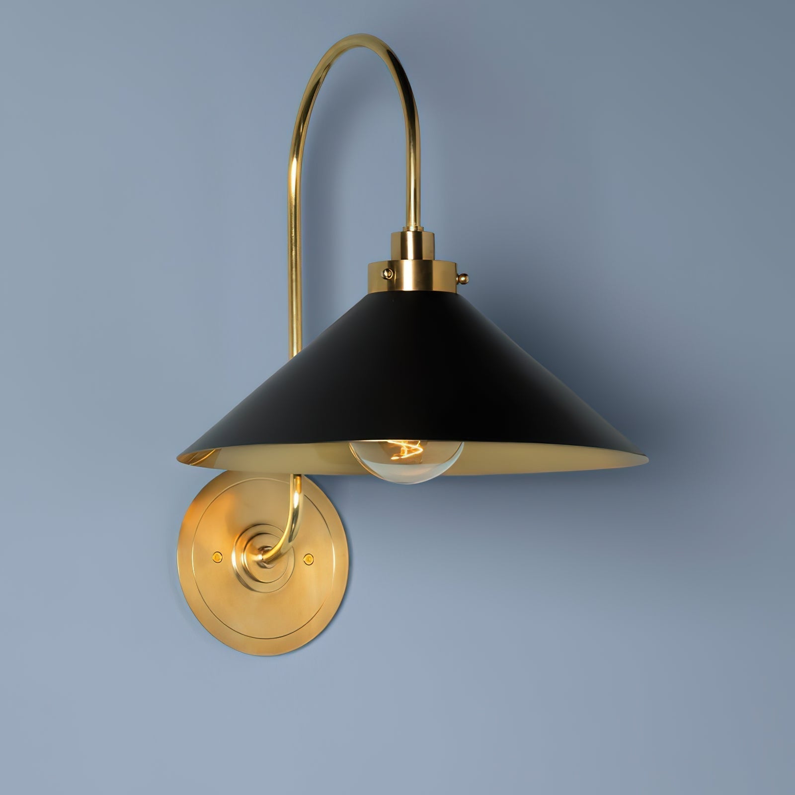 Greta Brass Wall Lamp