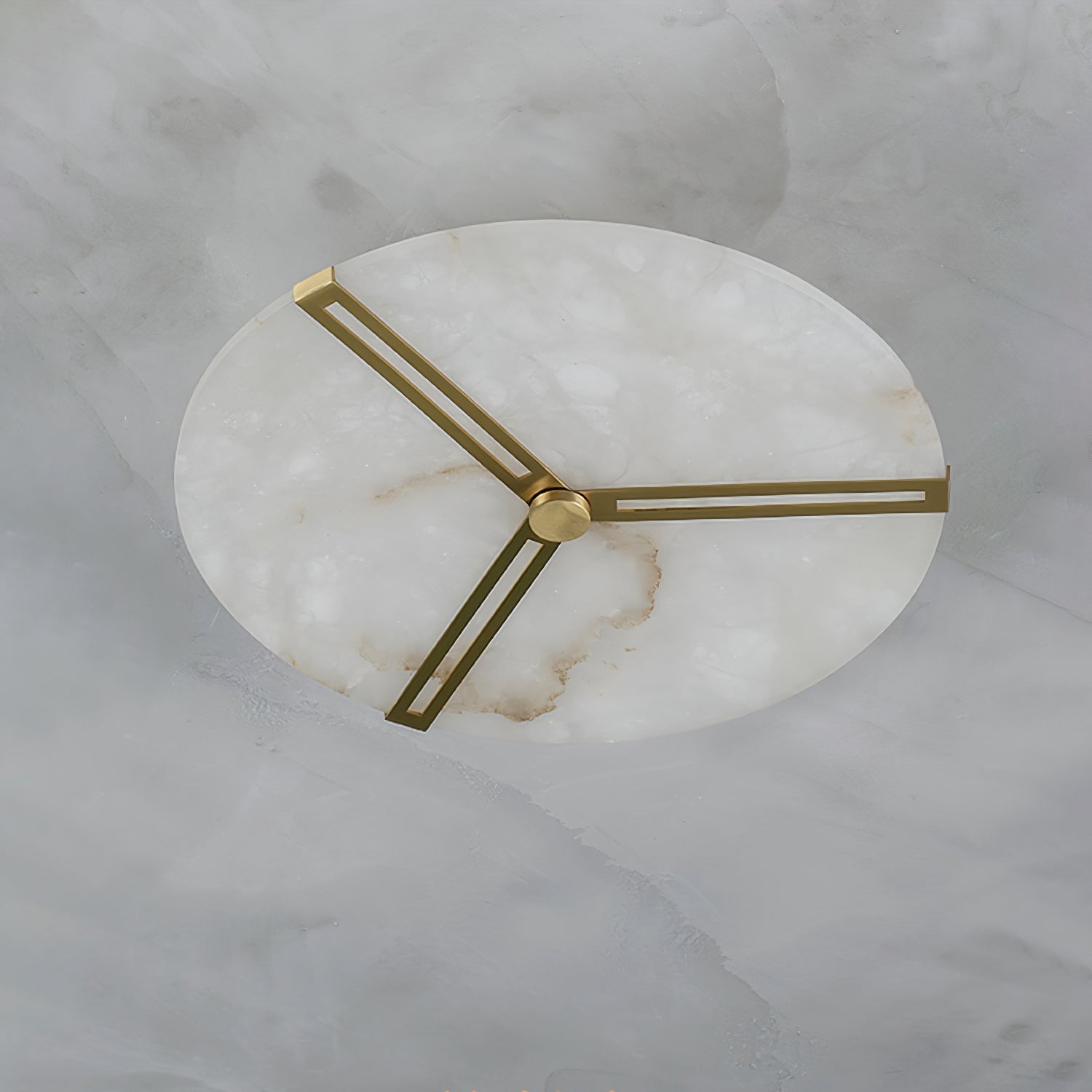 Aveline Alabaster Flush Mount Ceiling Light-Neutral Decor