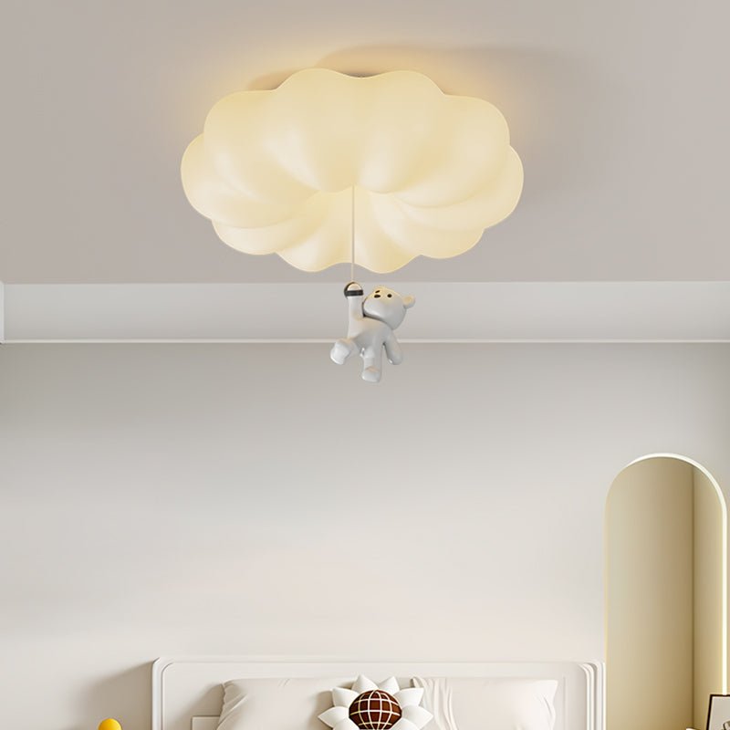 Civarion Classic Cloud Bear Resin Ceiling Light-Neutral Decor