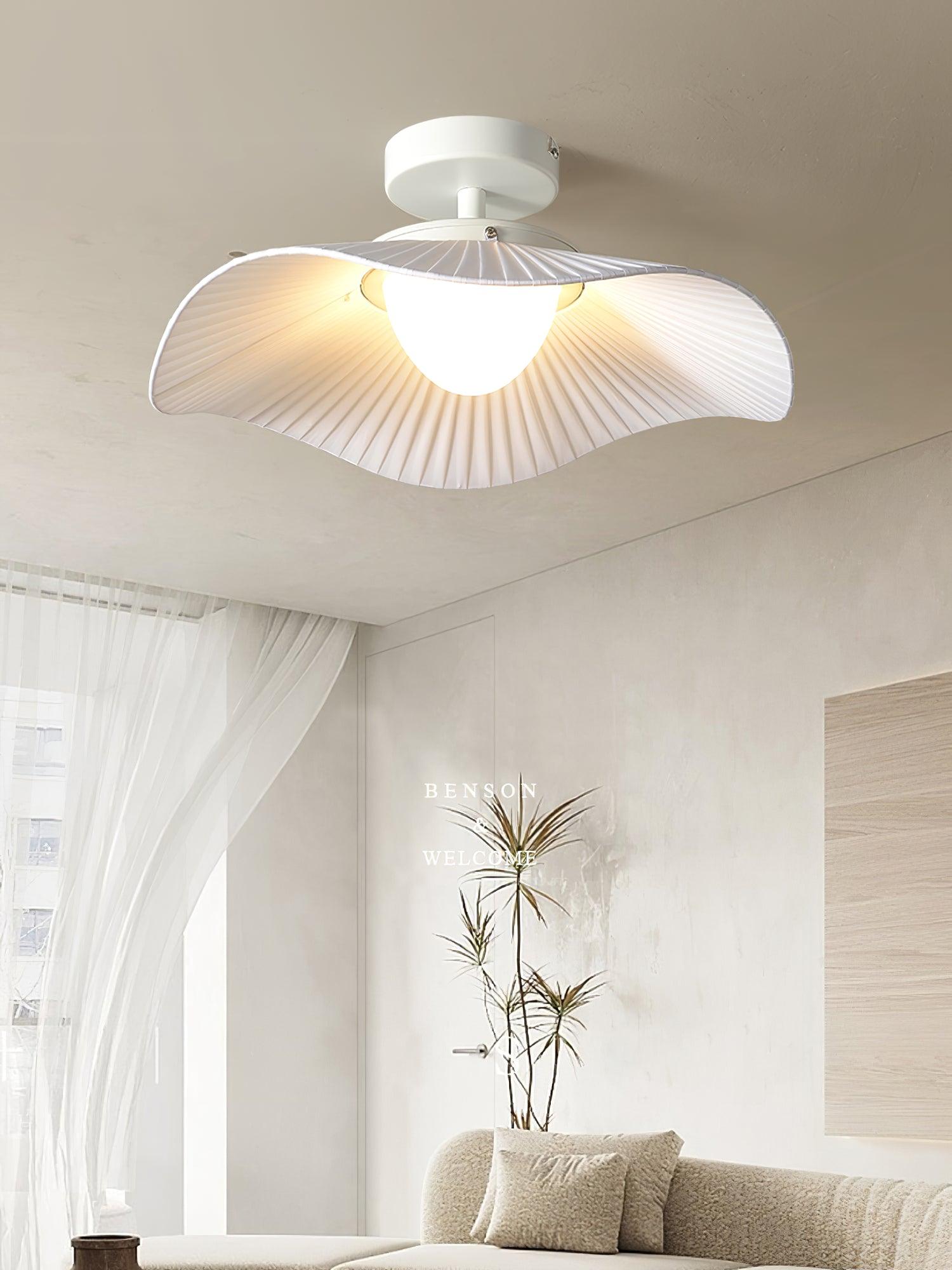Amino Ceiling Light for Cozy Living Room or Bedroom-Neutral Decor