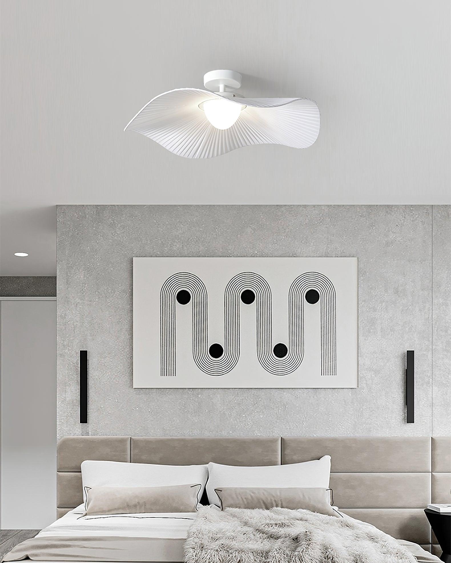 Amino Ceiling Light for Cozy Living Room or Bedroom-Neutral Decor