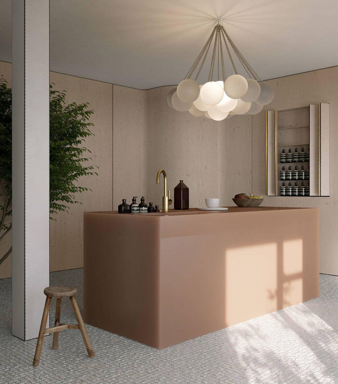 Lustra Chandelier Bubble Frosted Glass-Neutral Decor