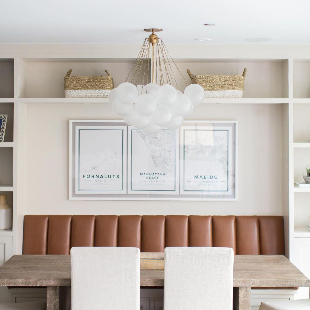 Lustra Chandelier Bubble Frosted Glass-Neutral Decor