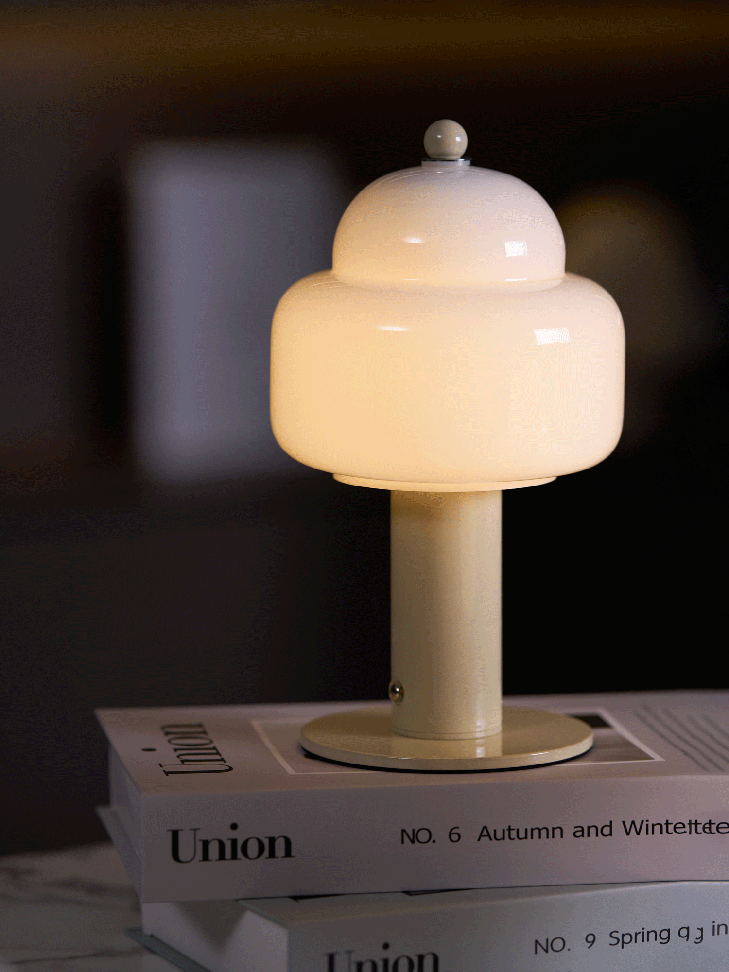 Poppy Modern Table Lamp-Neutral Decor