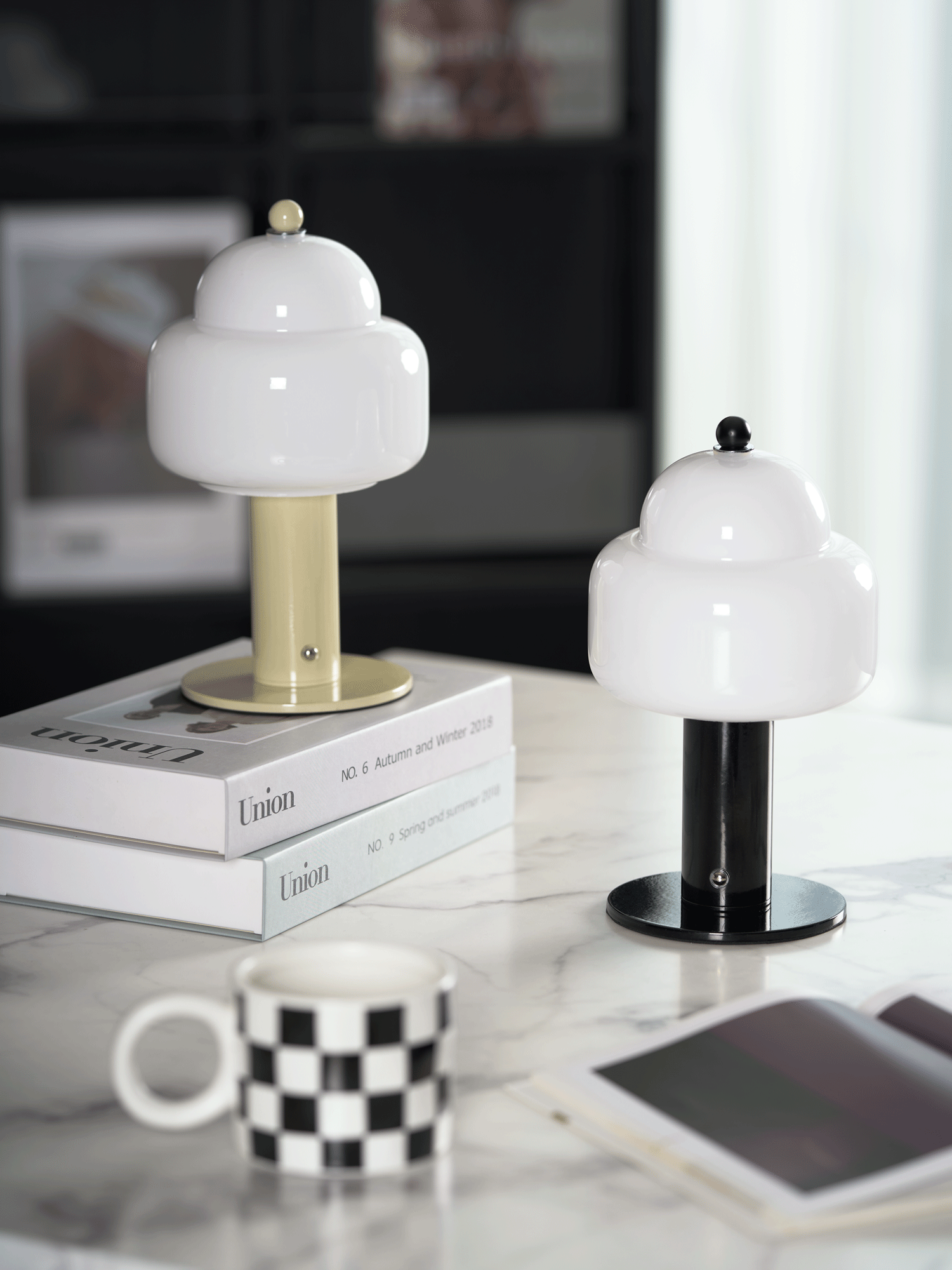 Poppy Modern Table Lamp-Neutral Decor