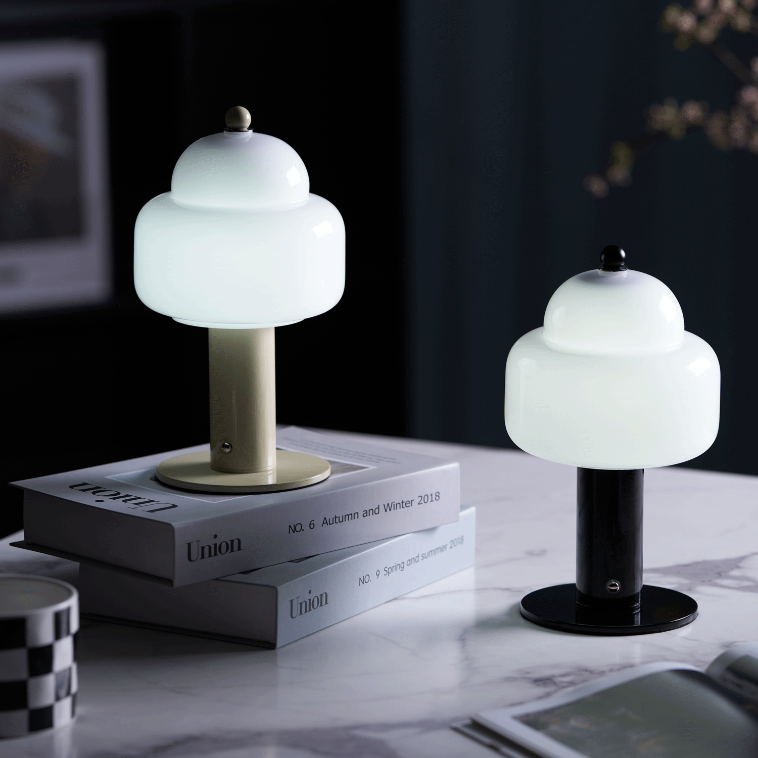 Poppy Modern Table Lamp-Neutral Decor