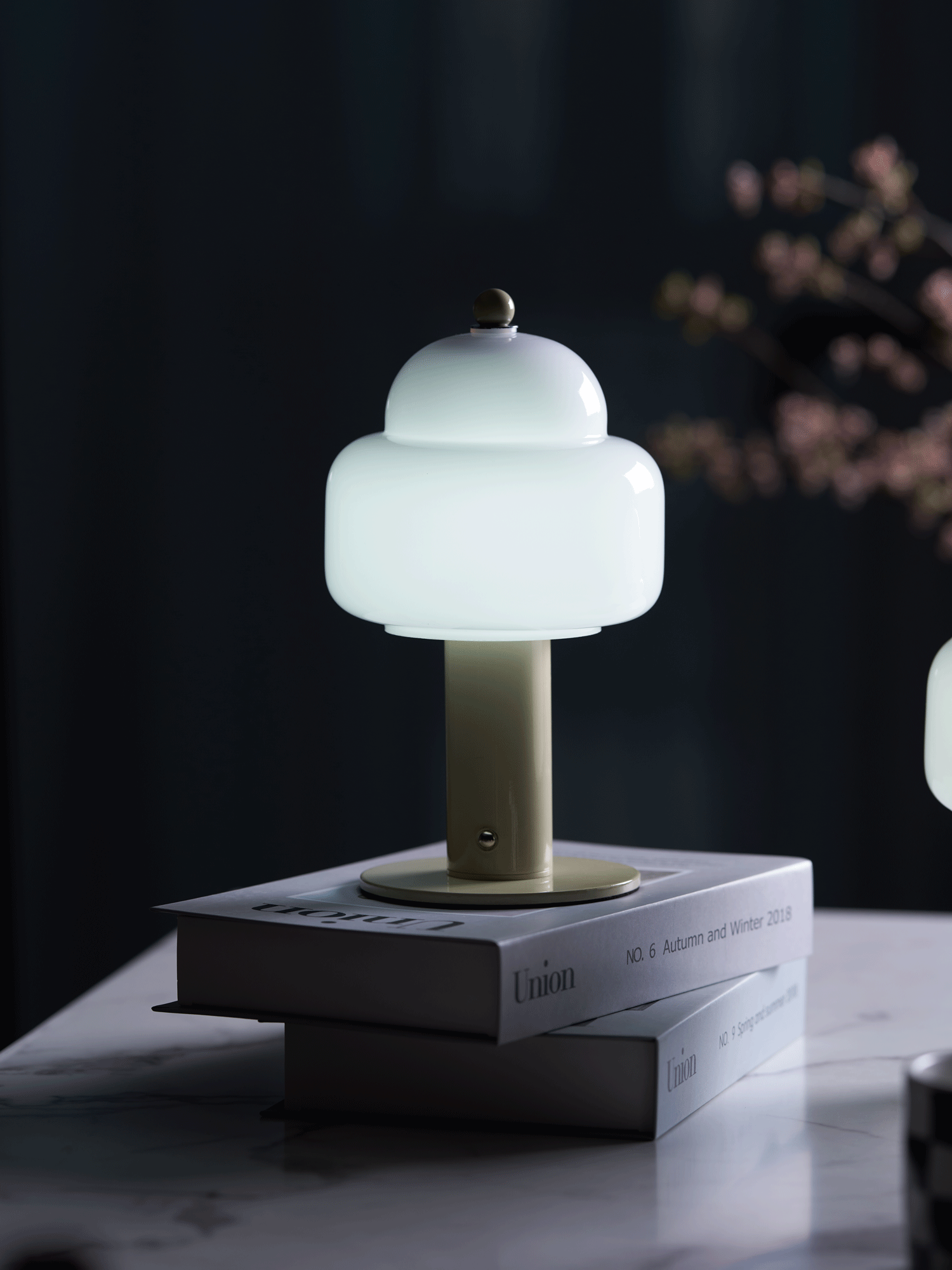 Poppy Modern Table Lamp-Neutral Decor