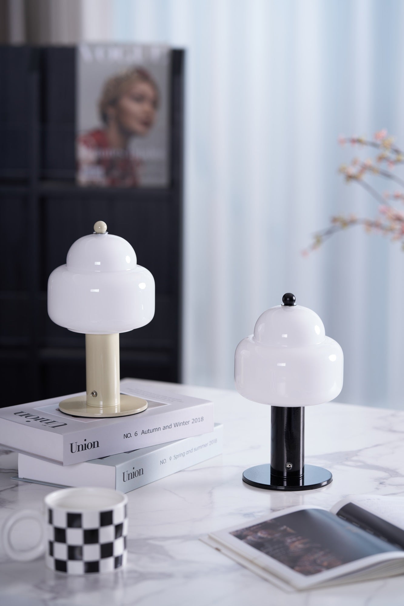 Poppy Modern Table Lamp-Neutral Decor