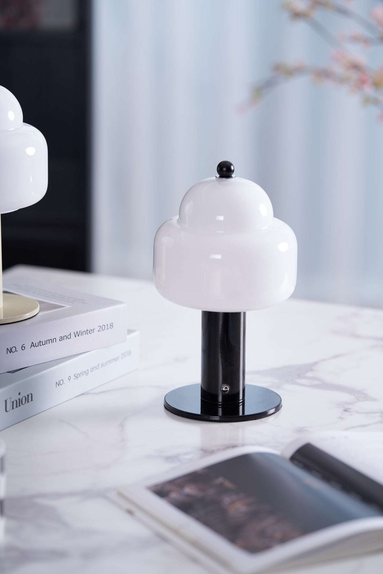 Poppy Modern Table Lamp-Neutral Decor