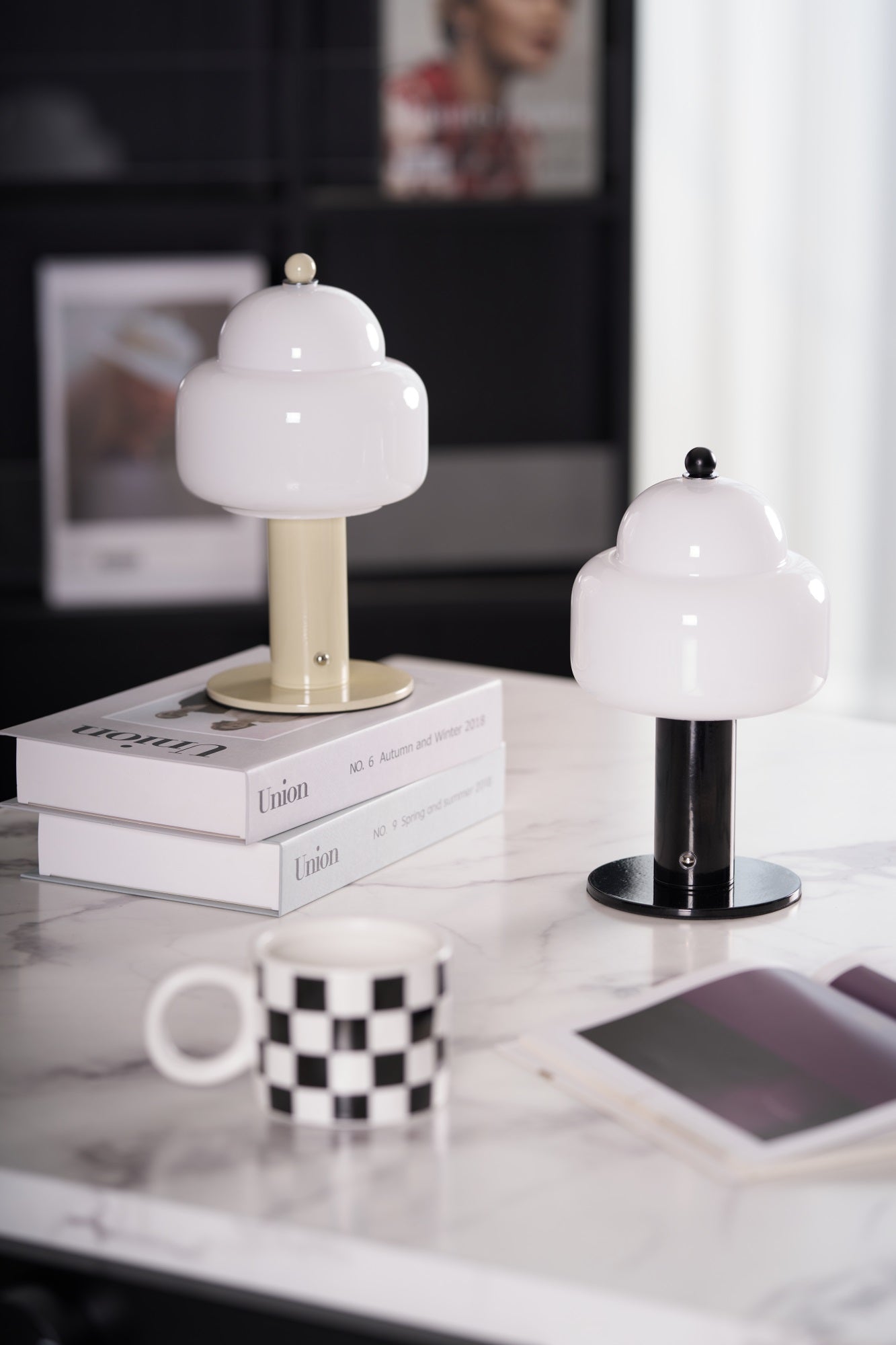Poppy Modern Table Lamp-Neutral Decor