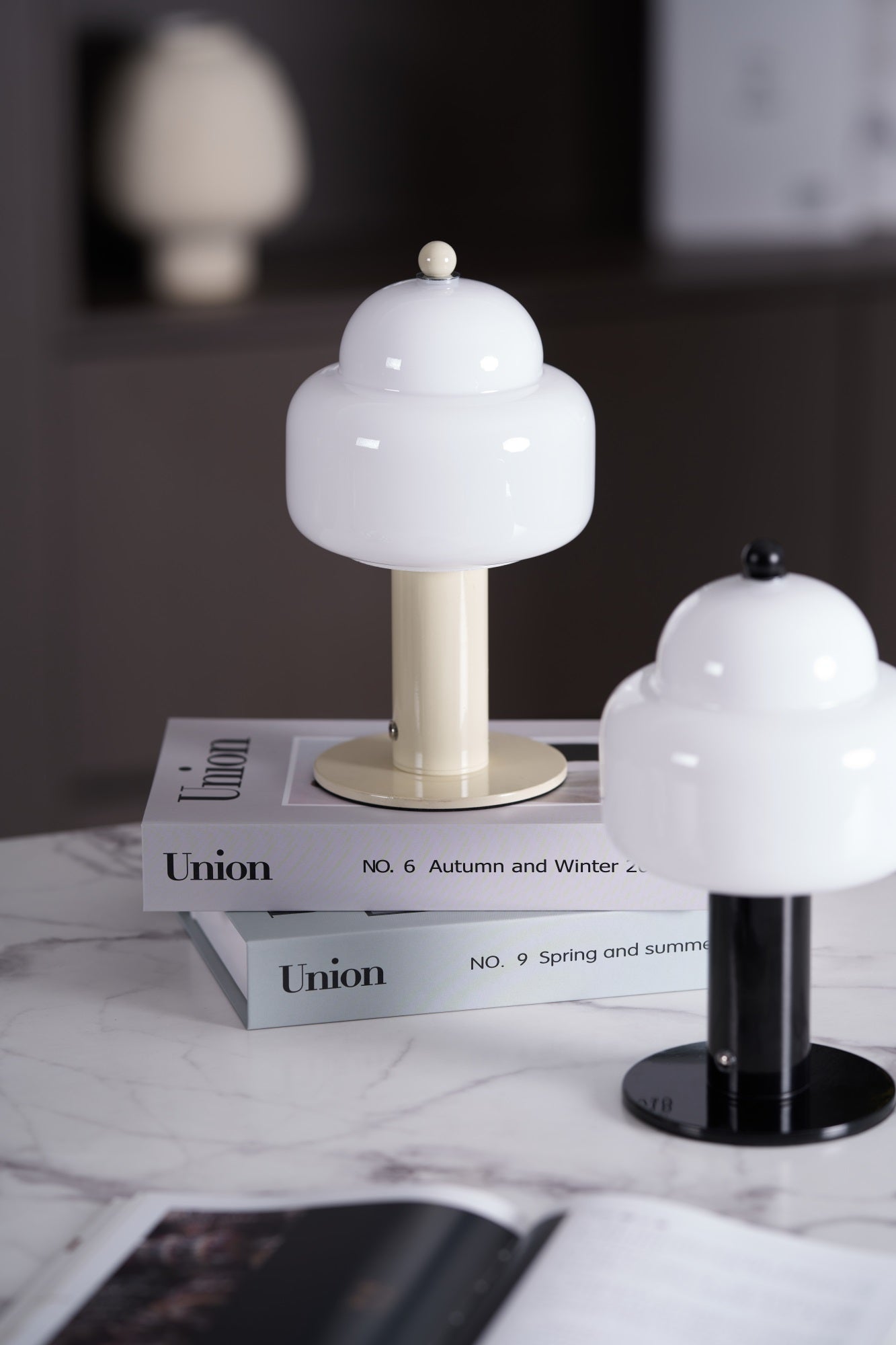 Poppy Modern Table Lamp-Neutral Decor