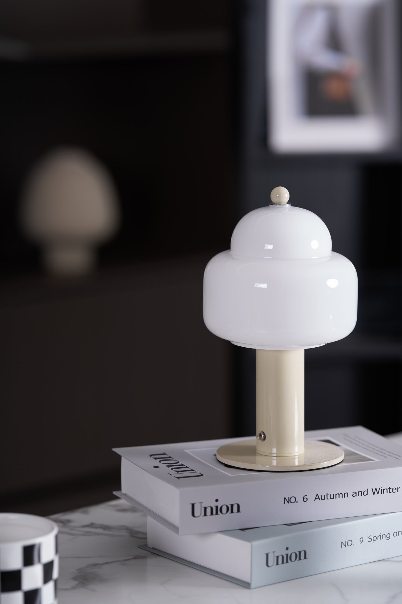 Poppy Modern Table Lamp-Neutral Decor