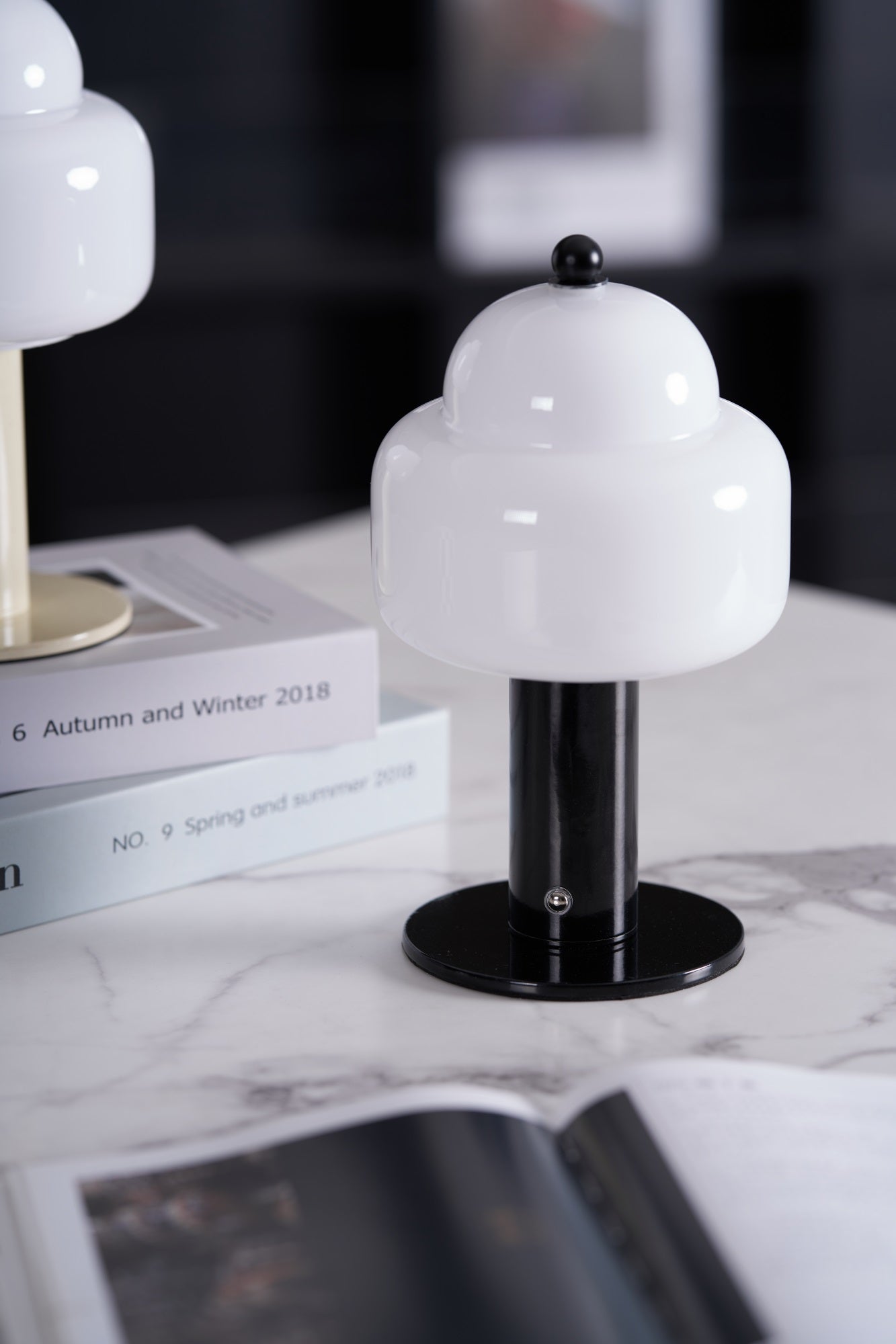 Poppy Modern Table Lamp-Neutral Decor