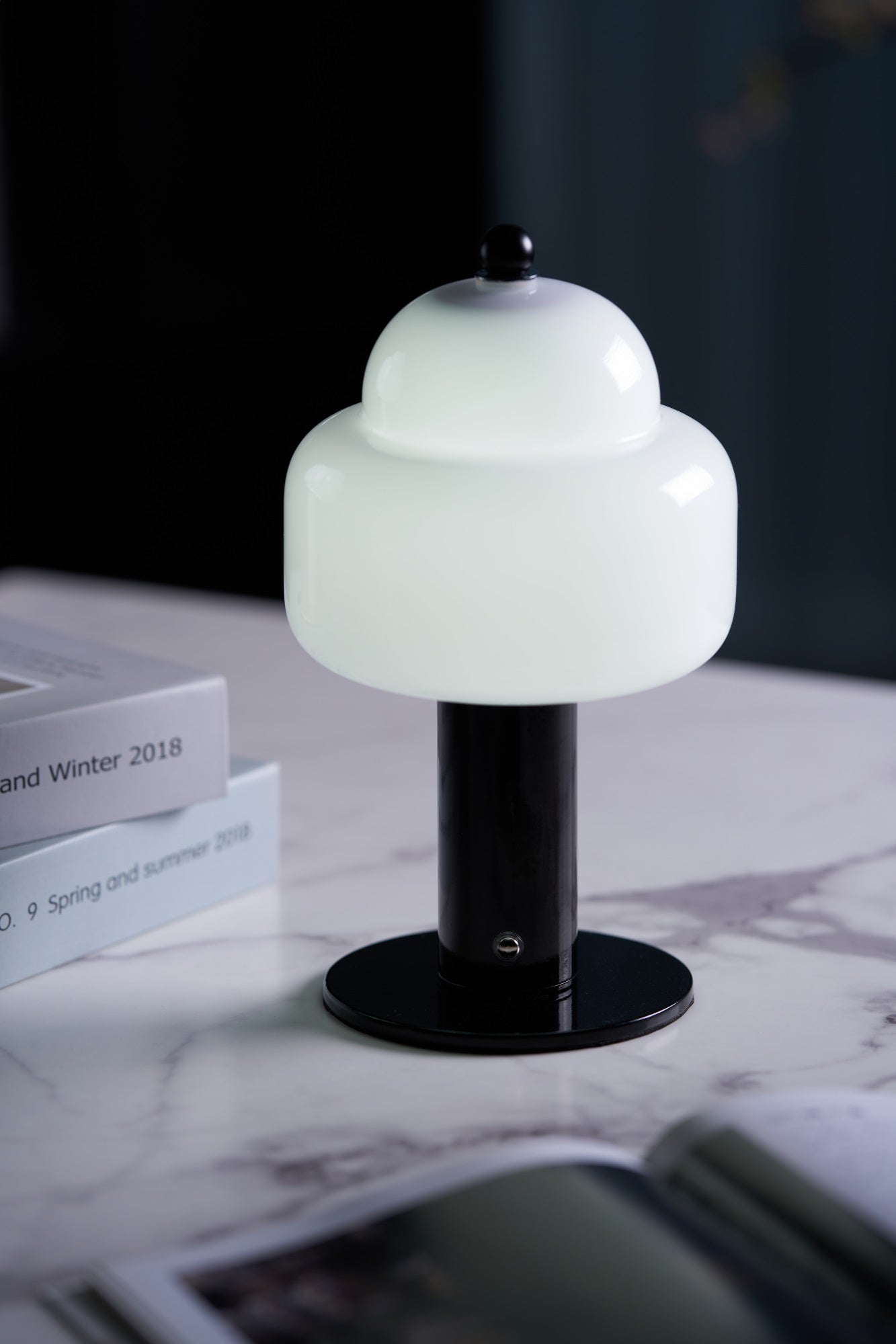 Poppy Modern Table Lamp-Neutral Decor
