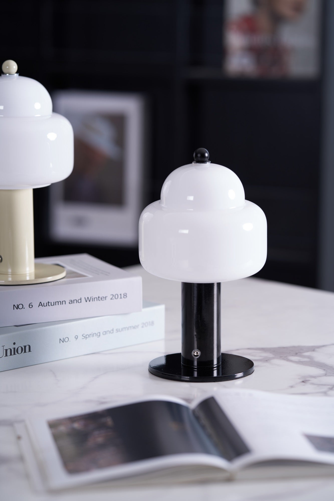 Poppy Modern Table Lamp-Neutral Decor