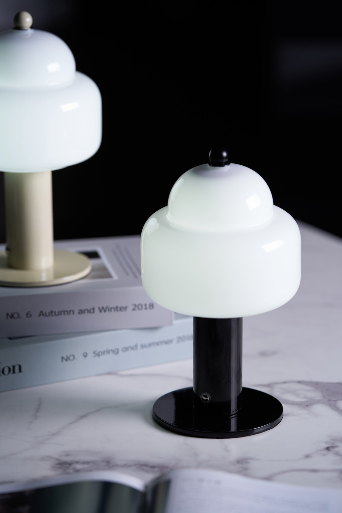 Poppy Modern Table Lamp-Neutral Decor