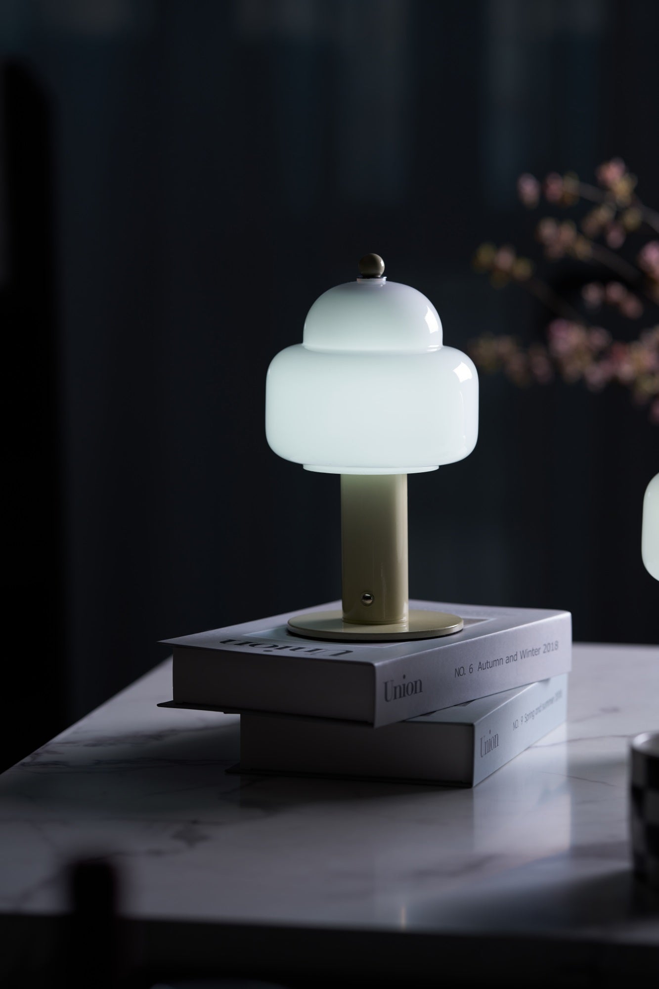 Poppy Modern Table Lamp-Neutral Decor