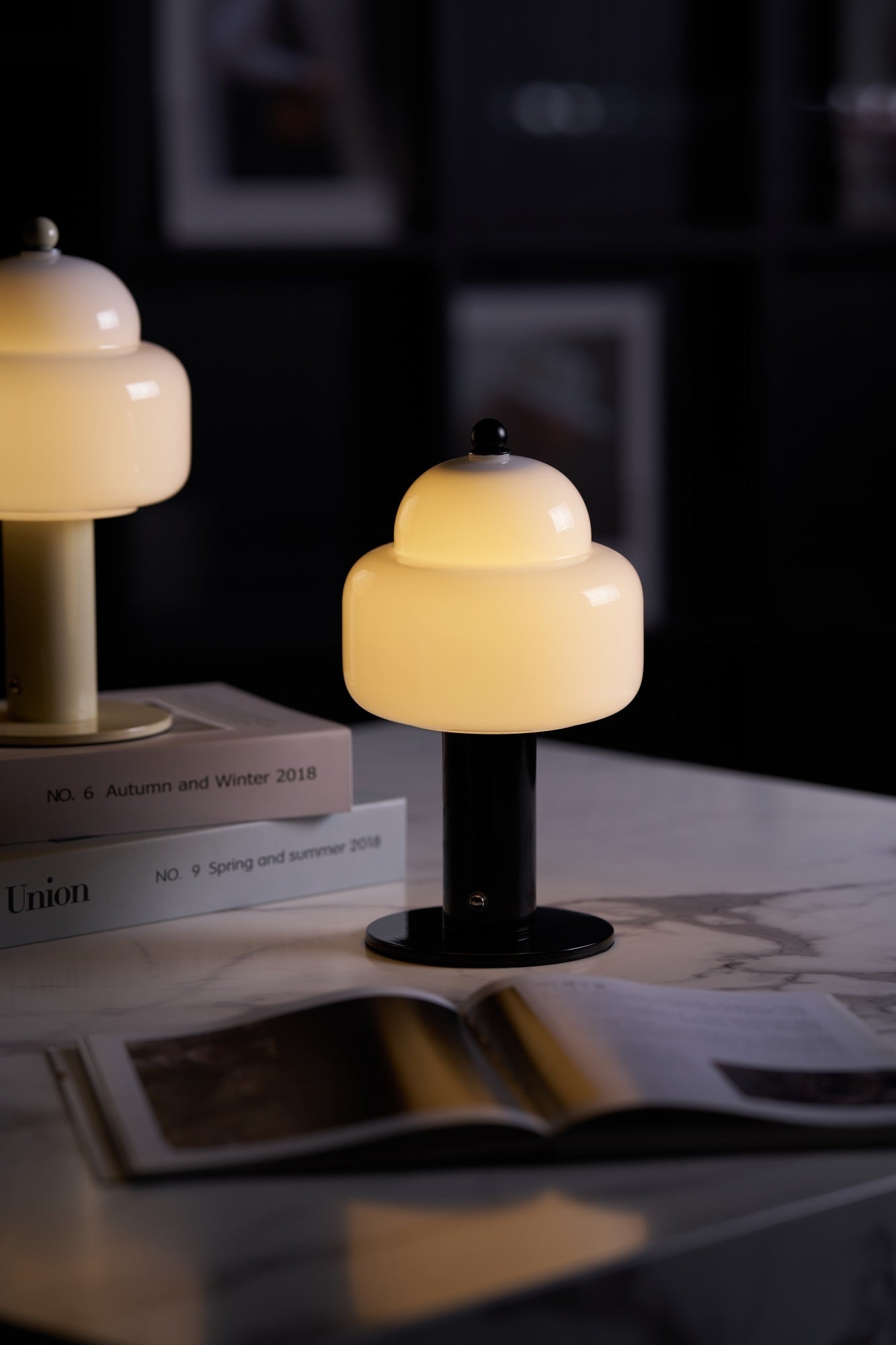 Poppy Modern Table Lamp-Neutral Decor