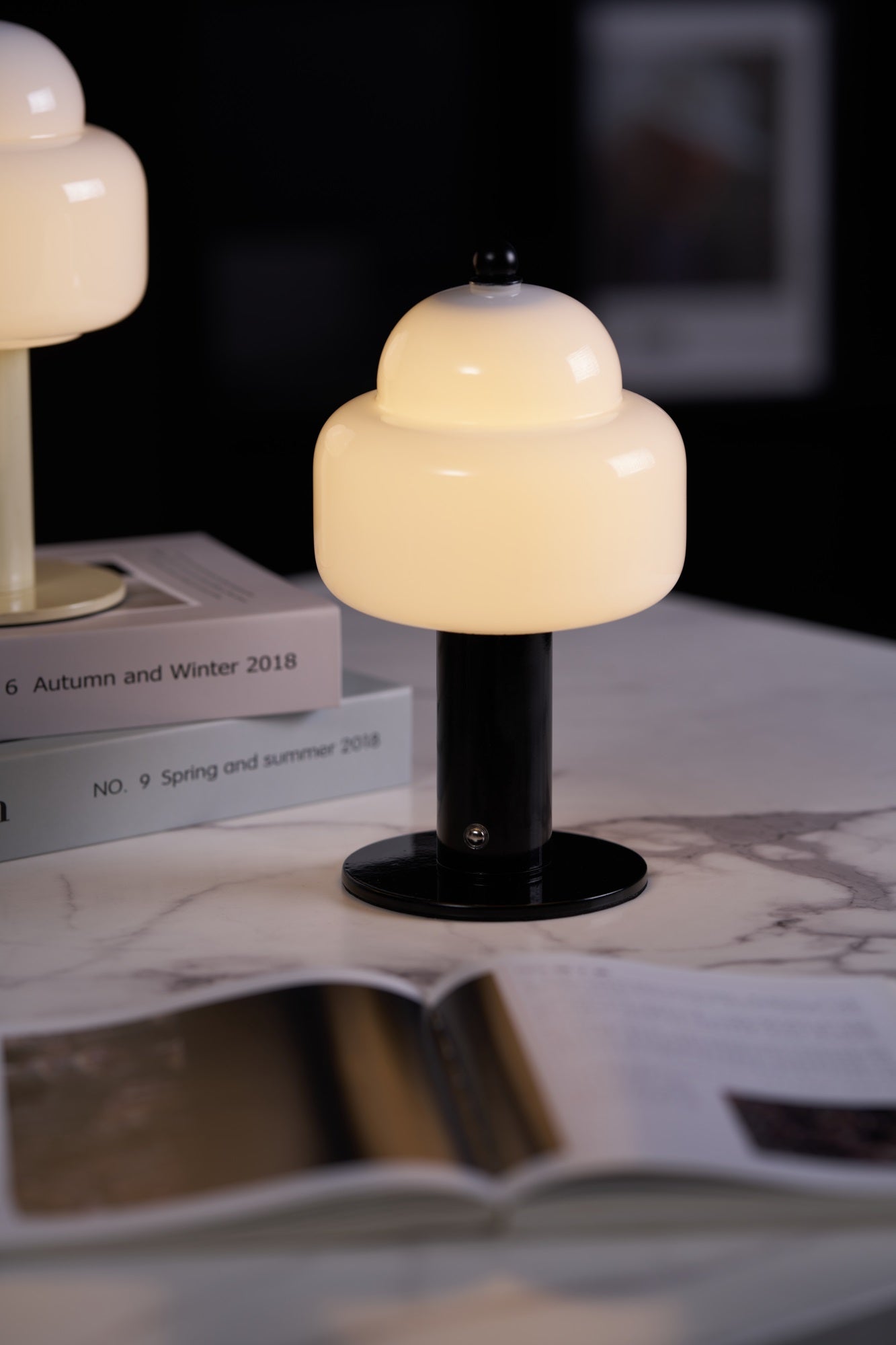 Poppy Modern Table Lamp-Neutral Decor