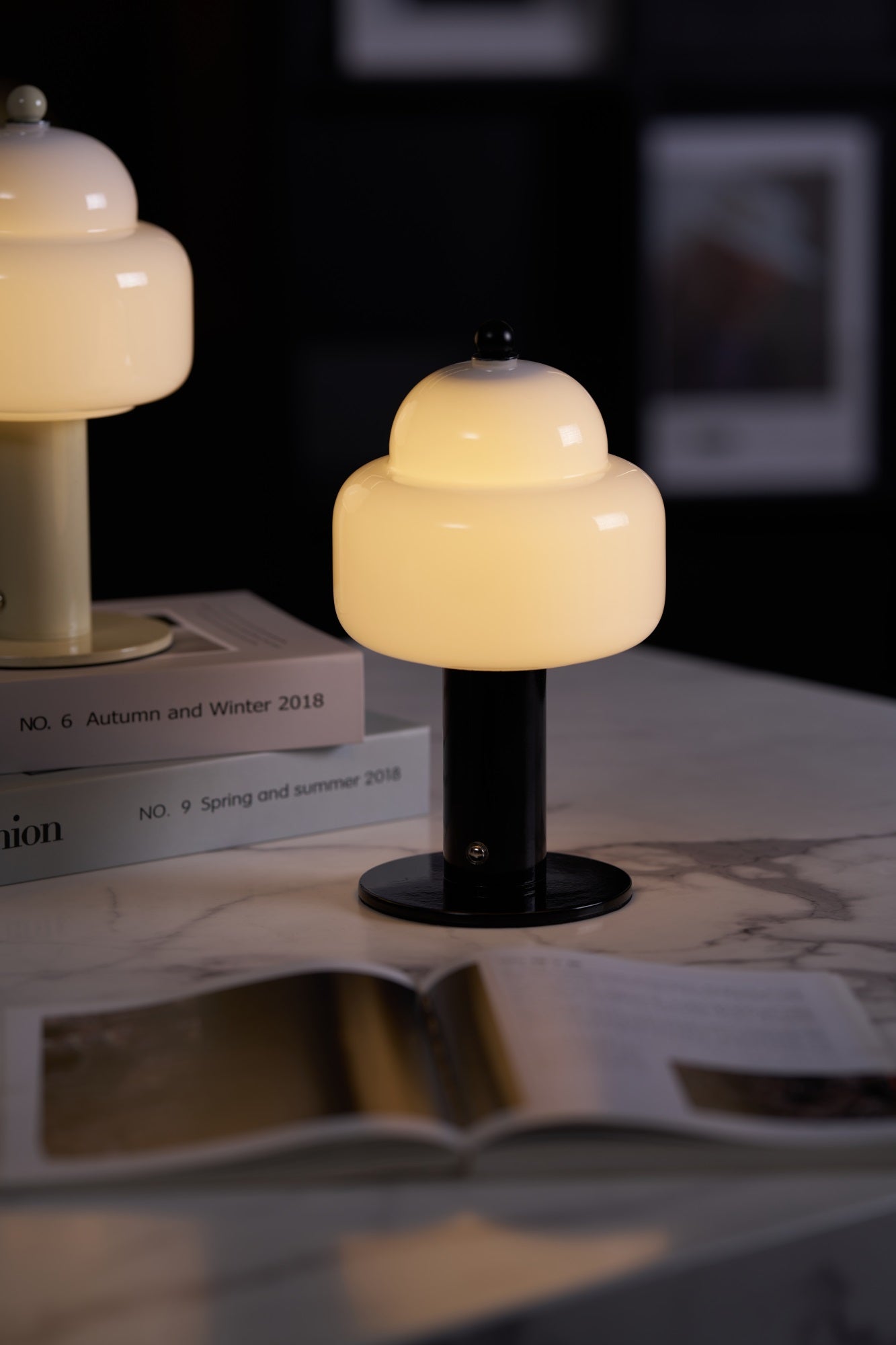 Poppy Modern Table Lamp-Neutral Decor