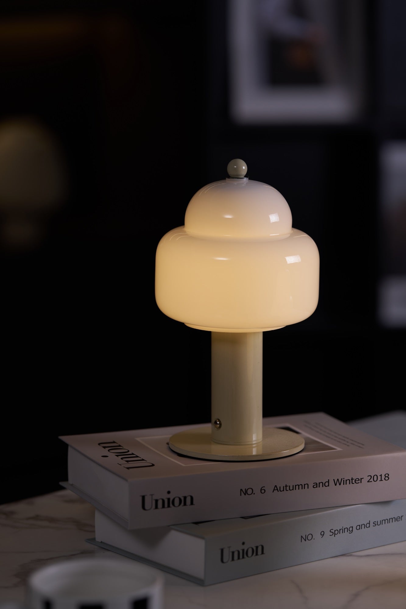 Poppy Modern Table Lamp-Neutral Decor