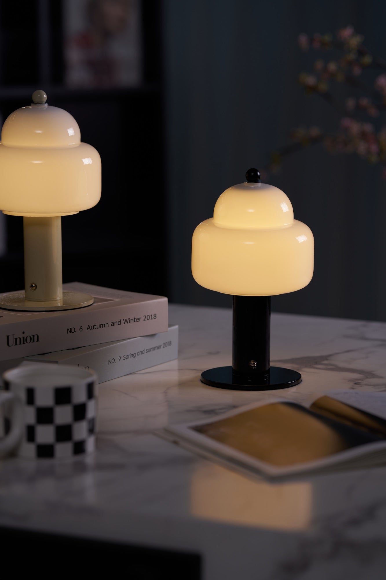 Poppy Modern Table Lamp-Neutral Decor