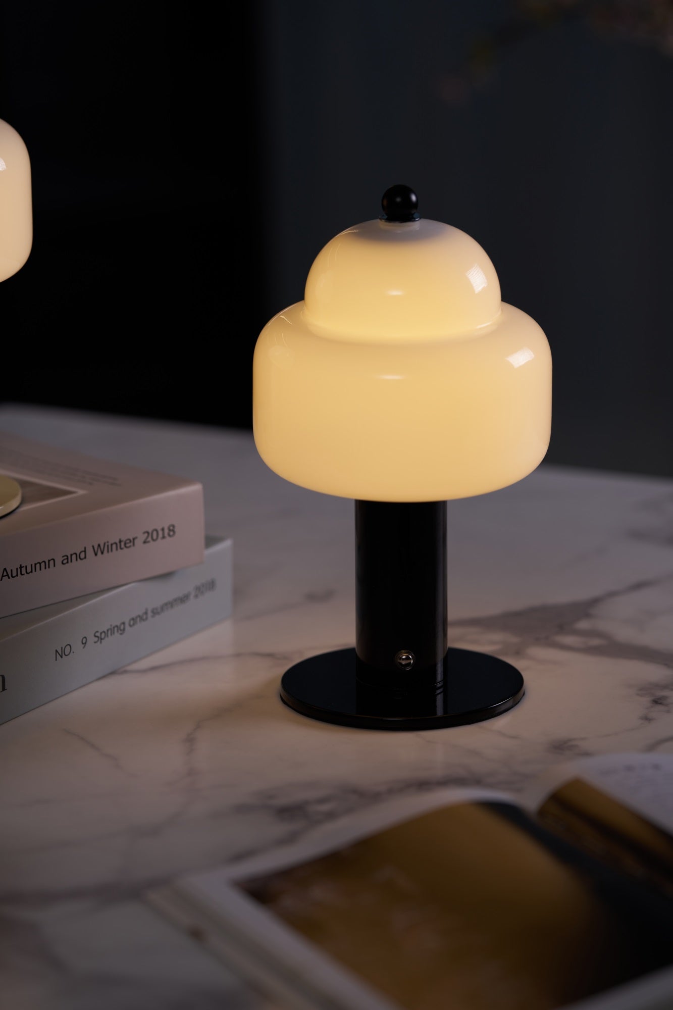 Poppy Modern Table Lamp-Neutral Decor