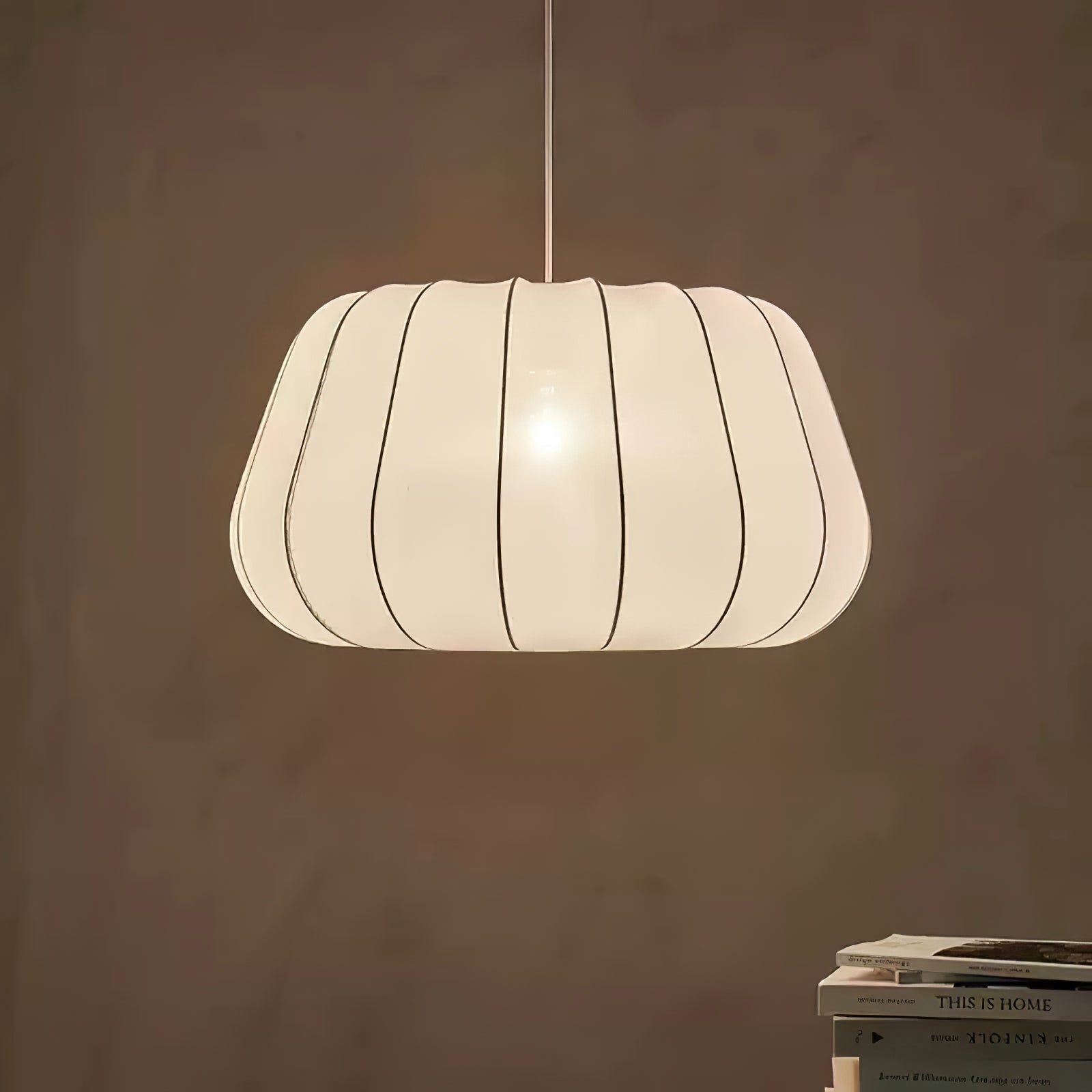 Zenell Elegance Cloud Fabric Pendant Lamp-Neutral Decor