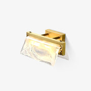 Dir Nordic Art Cloud Fog Brass Glass Wall Lamp-Neutral Decor