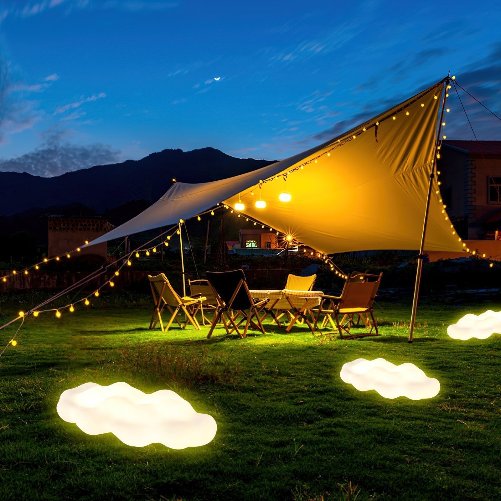Ulphaion Elegance Cloud Outdoor Floor Light-Neutral Decor