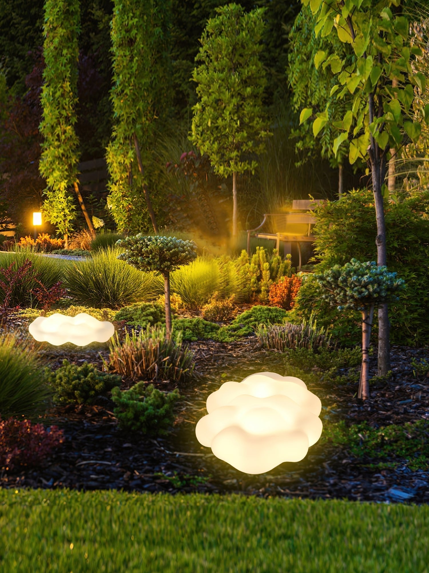 Ulphaion Elegance Cloud Outdoor Floor Light-Neutral Decor