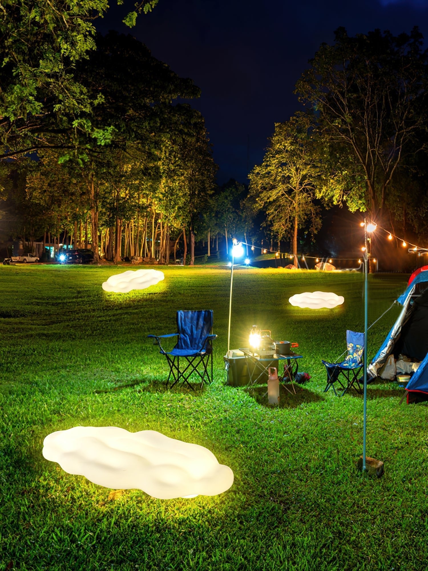 Ulphaion Elegance Cloud Outdoor Floor Light-Neutral Decor