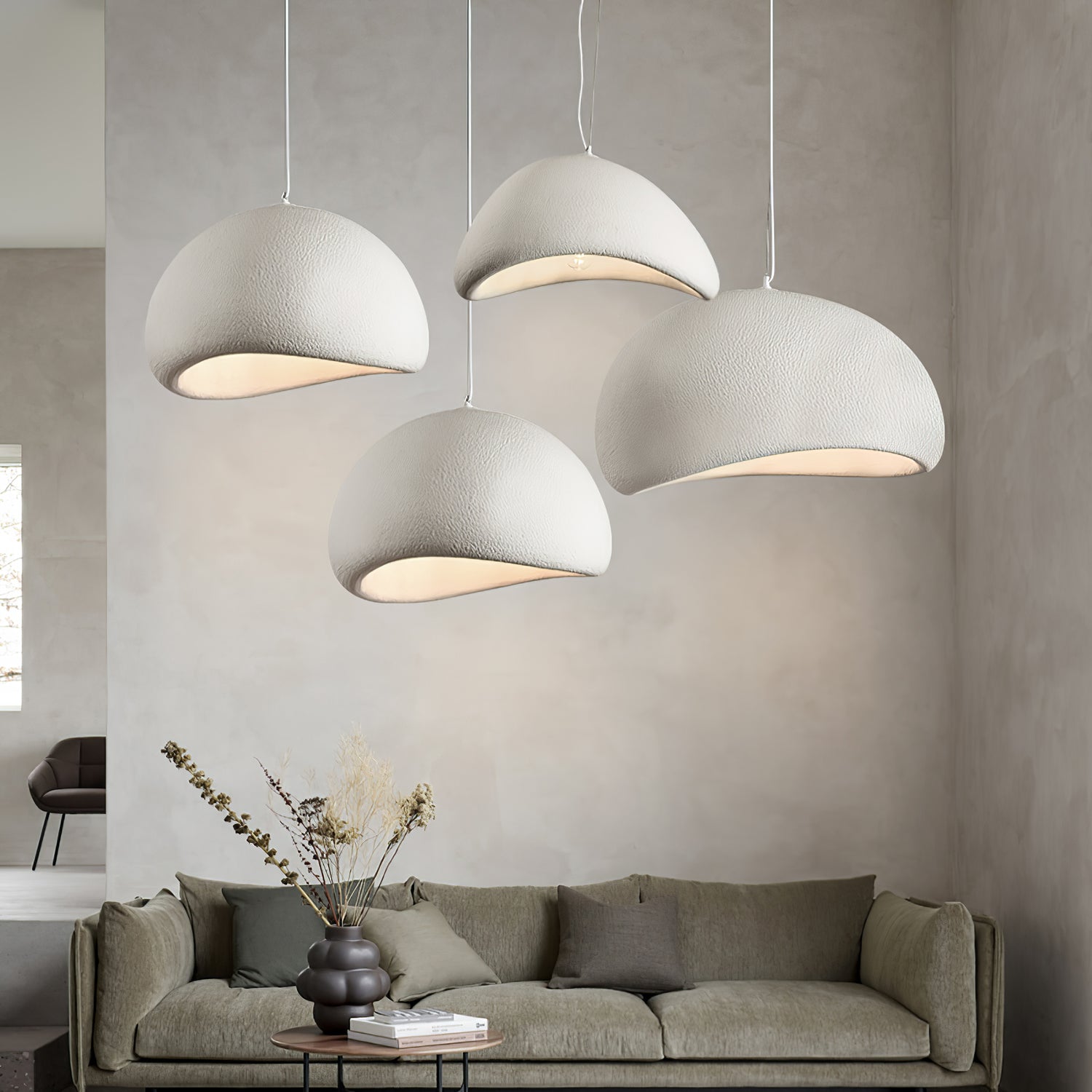 Ivinan Minimalist Cloud Pendant Light-Neutral Decor
