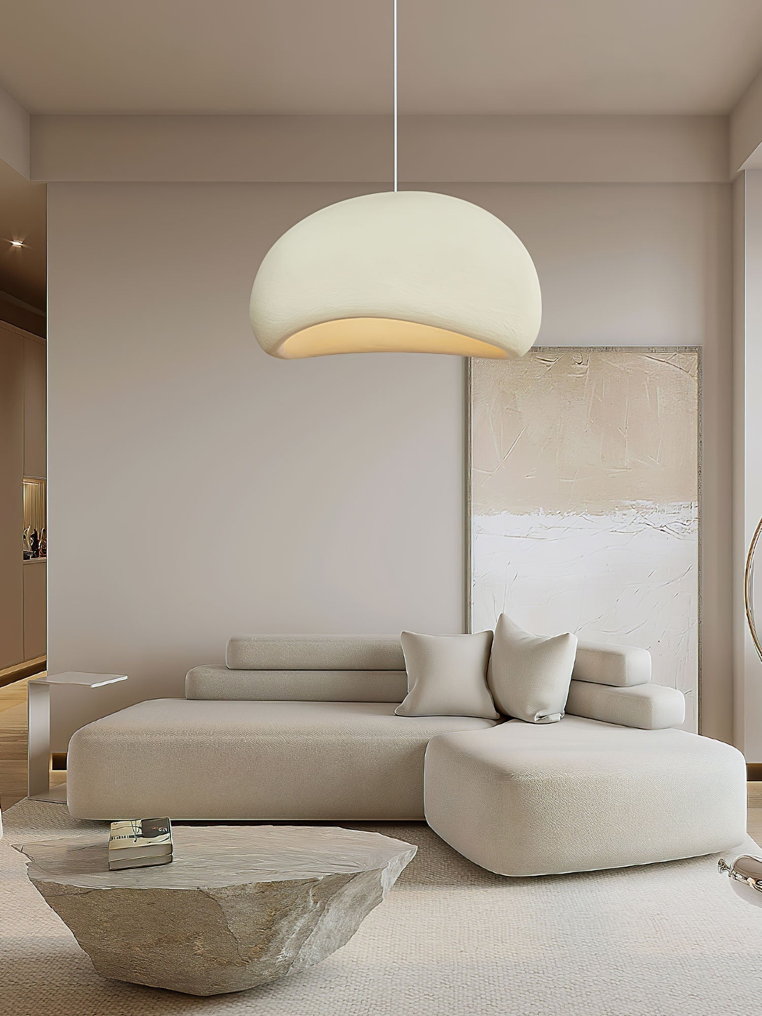 Ivinan Minimalist Cloud Pendant Light-Neutral Decor