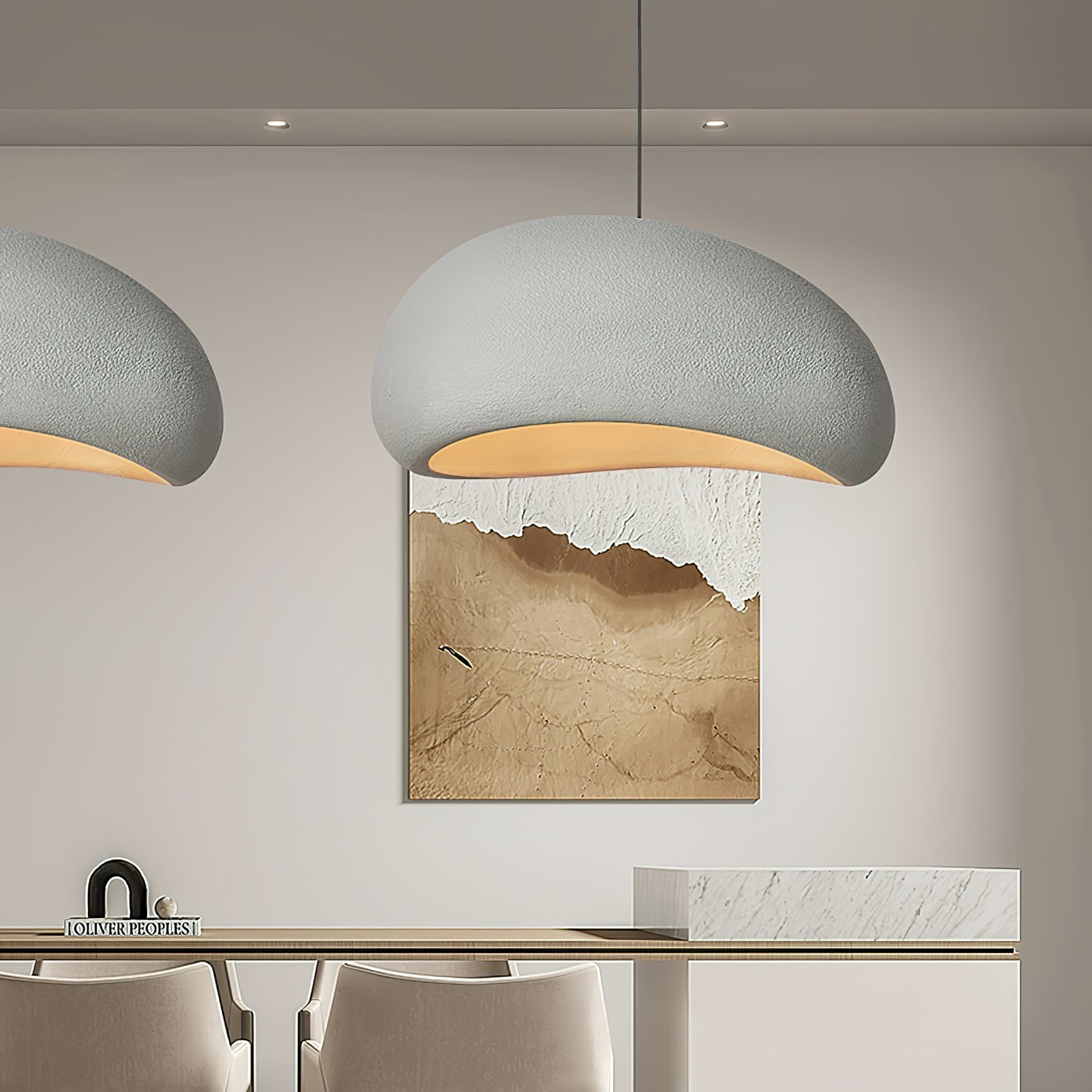 Ivinan Minimalist Cloud Pendant Light-Neutral Decor