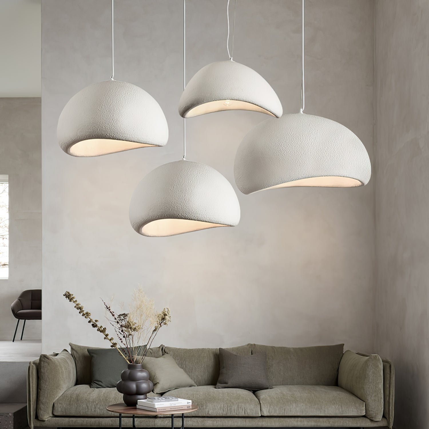 Ivinan Minimalist Cloud Pendant Light-Neutral Decor