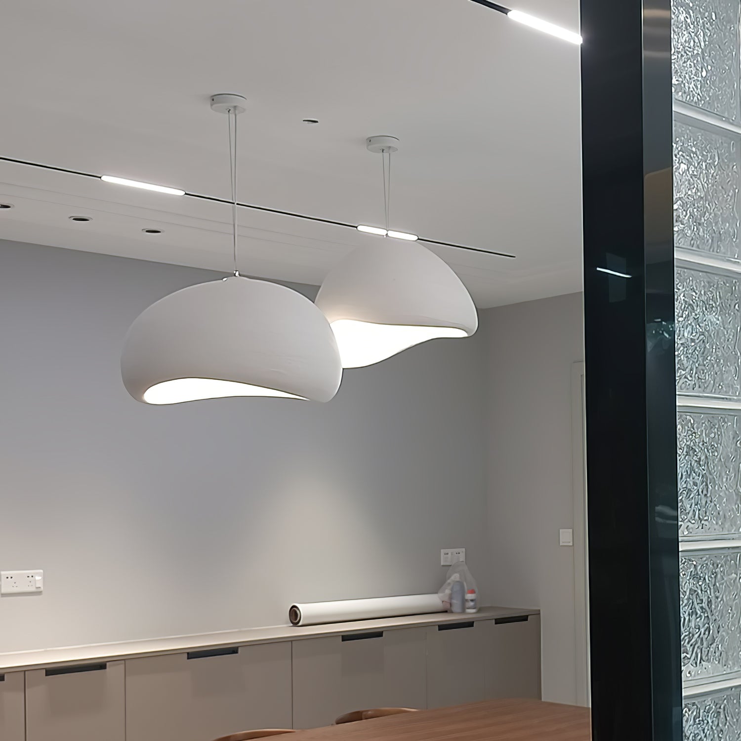 Ivinan Minimalist Cloud Pendant Light-Neutral Decor