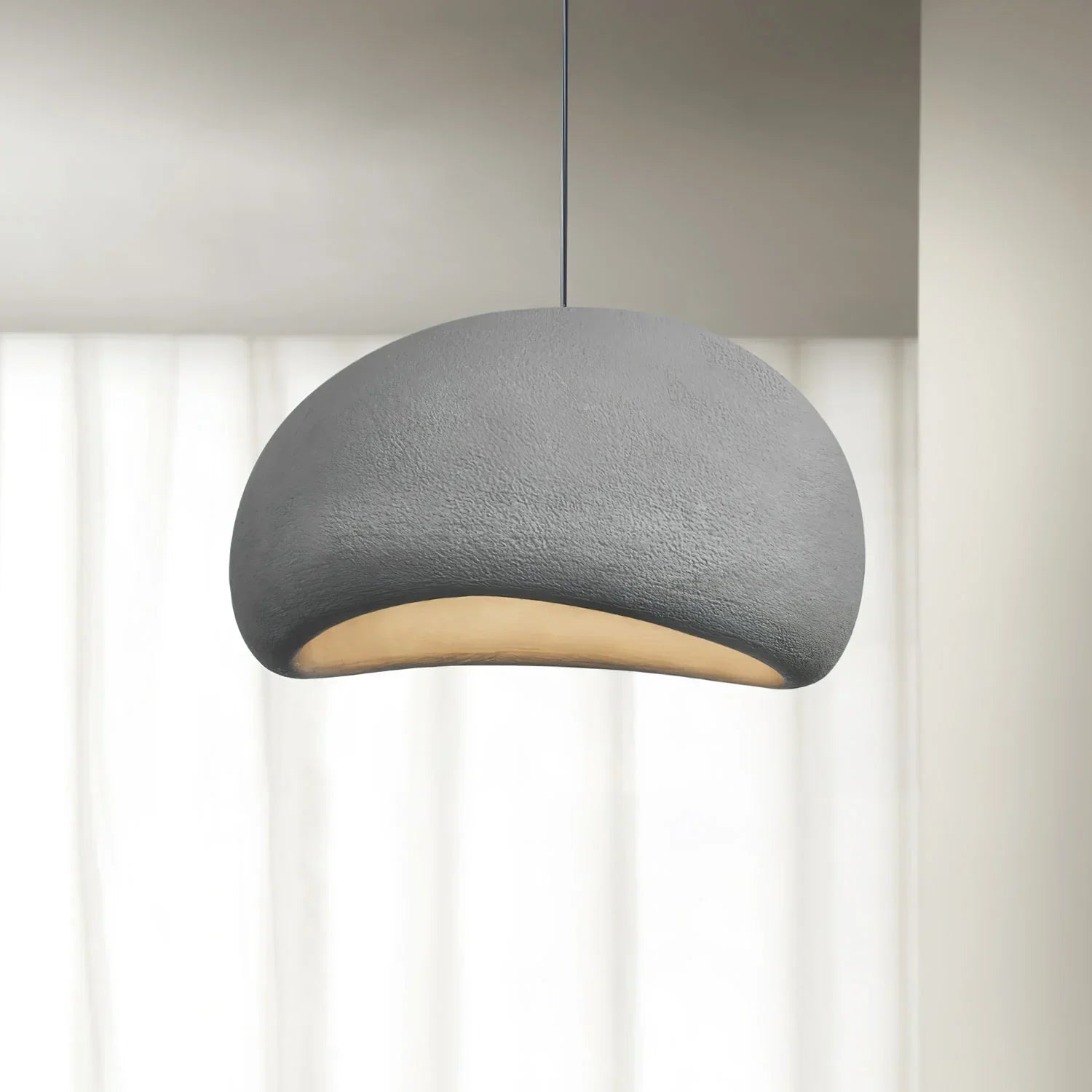 Kryo Wabi-Sabi Spherical Cloud Pendant Light - Neutral Decor