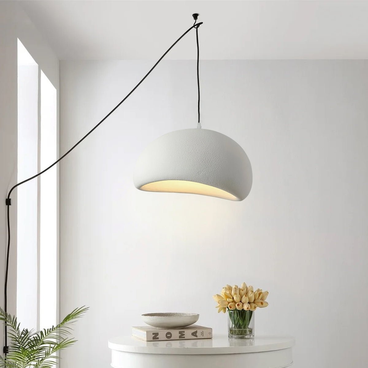 Lustra Pendant Light Cloud Swag Wabi-Sabi-Neutral Decor