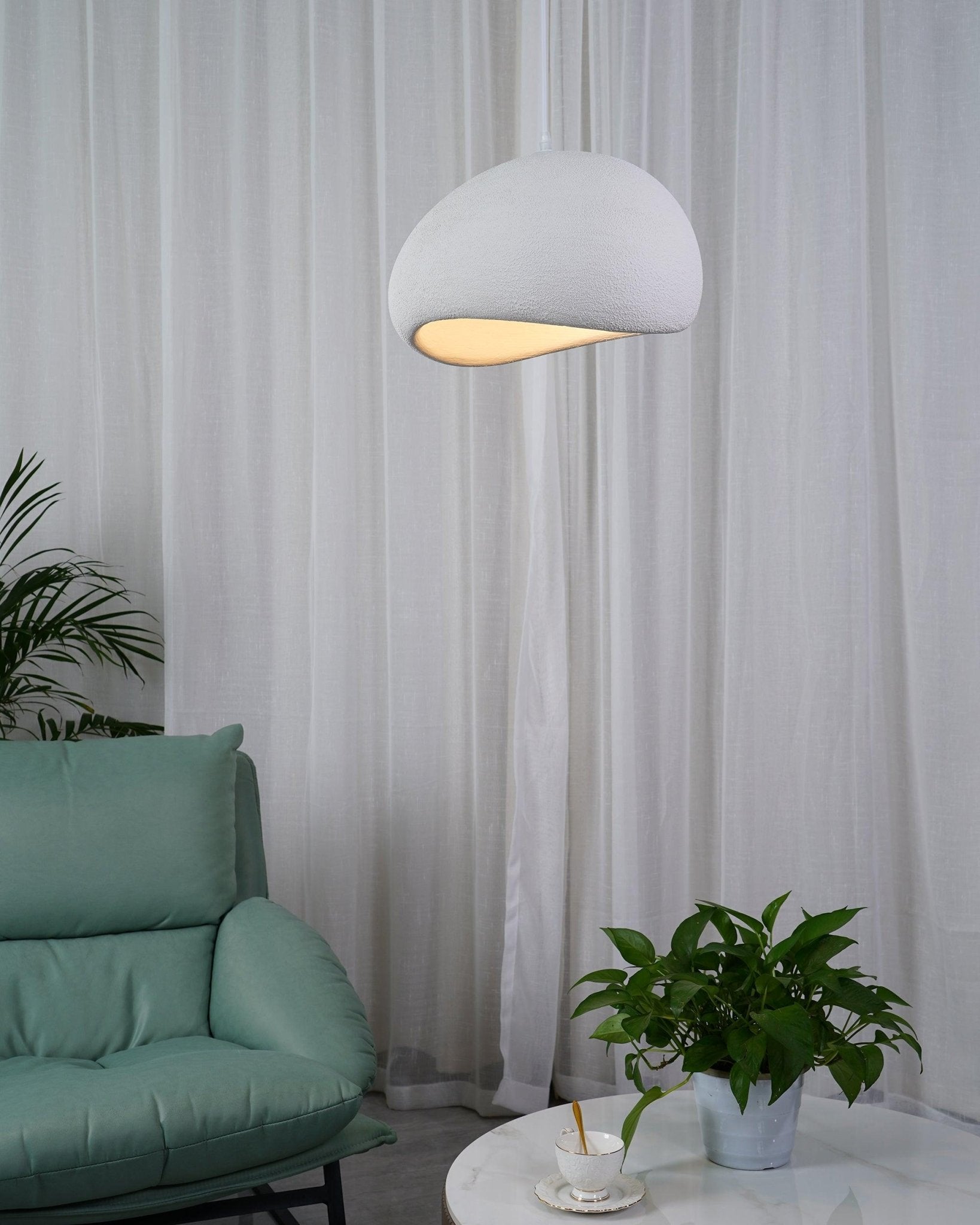 Lustra Pendant Light Cloud Swag Wabi-Sabi-Neutral Decor