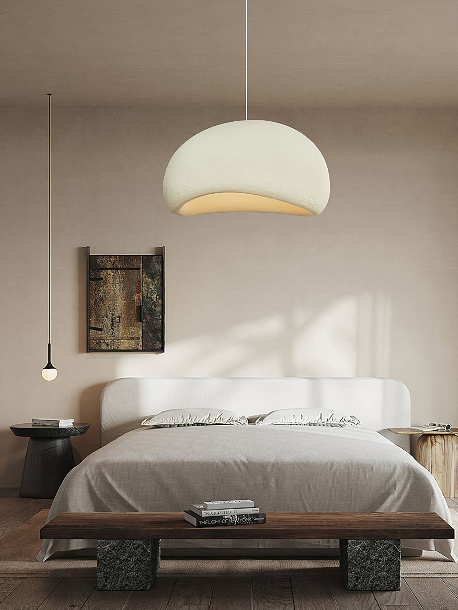 Lustra Pendant Light Cloud Swag Wabi-Sabi-Neutral Decor