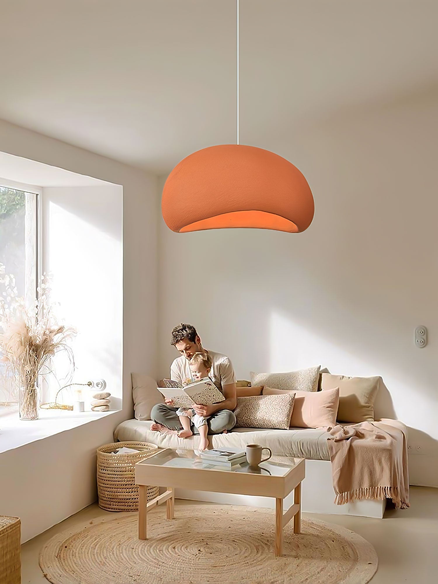Lustra Pendant Light Cloud Swag Wabi-Sabi-Neutral Decor