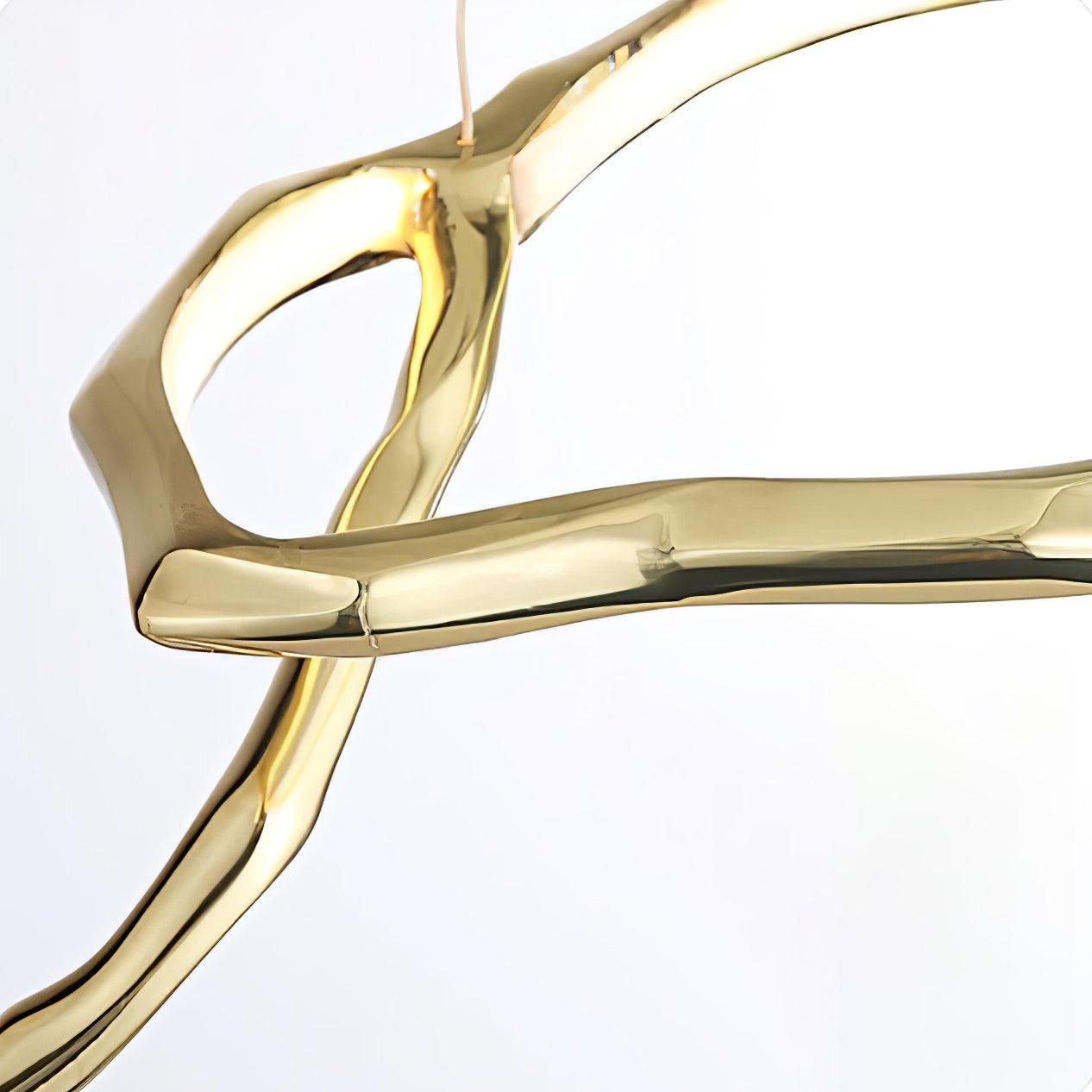Aballs Cloud Rings Series Brass Chandelier-Neutral Decor