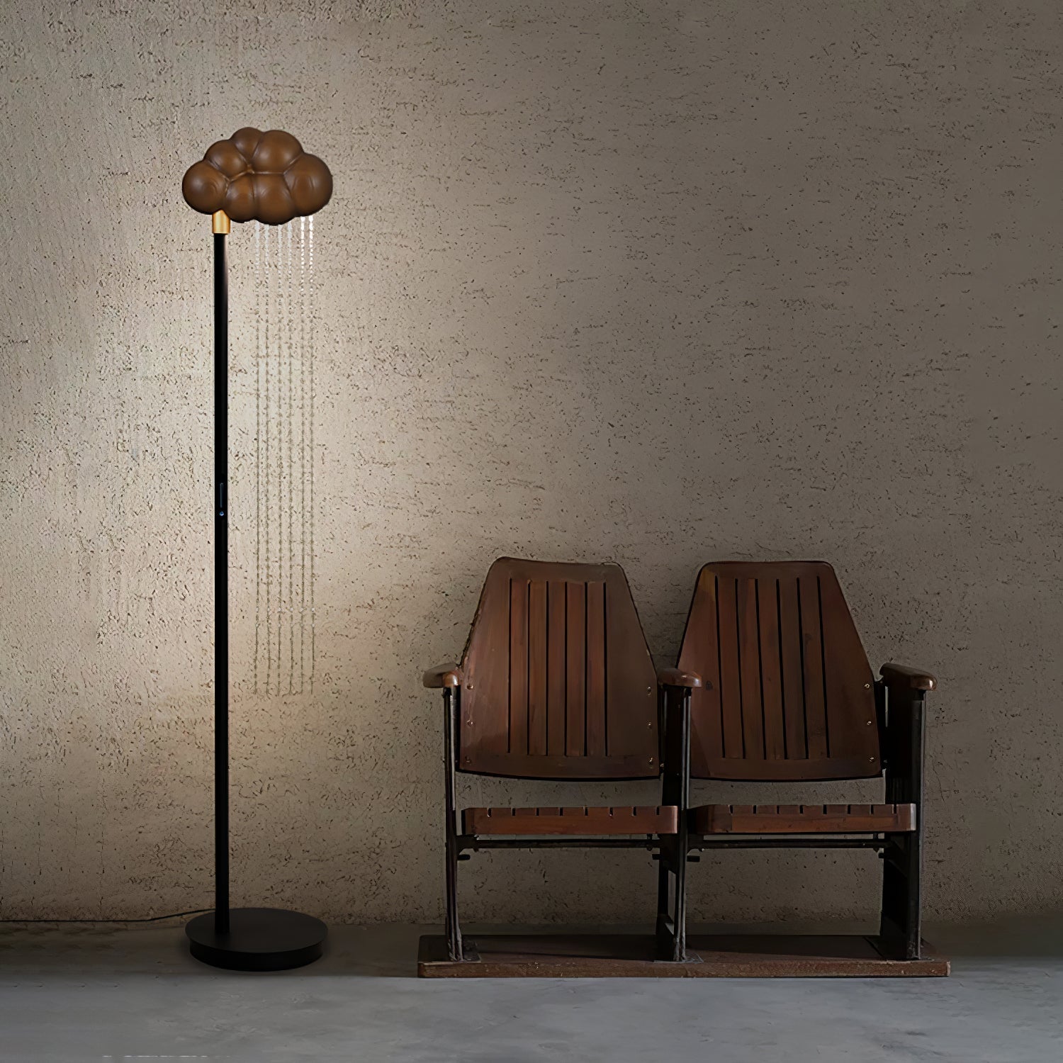 Orinyra Cloud-shaped Bronze Floor Lamp-Neutral Decor